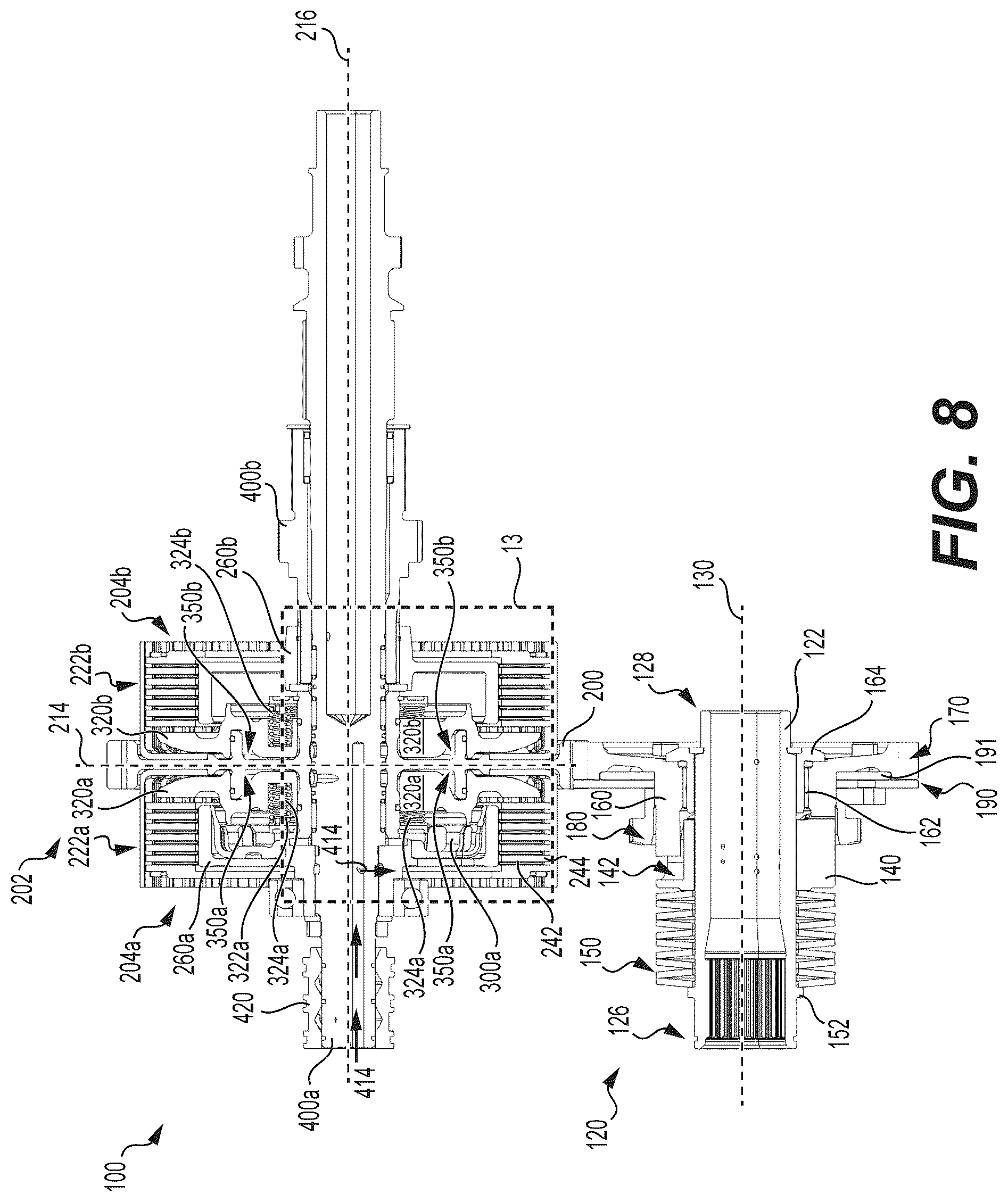 Patent US12455007 Figure 8 – Method for controlling a powertrain of a vehicle having a dual-clutch transmission