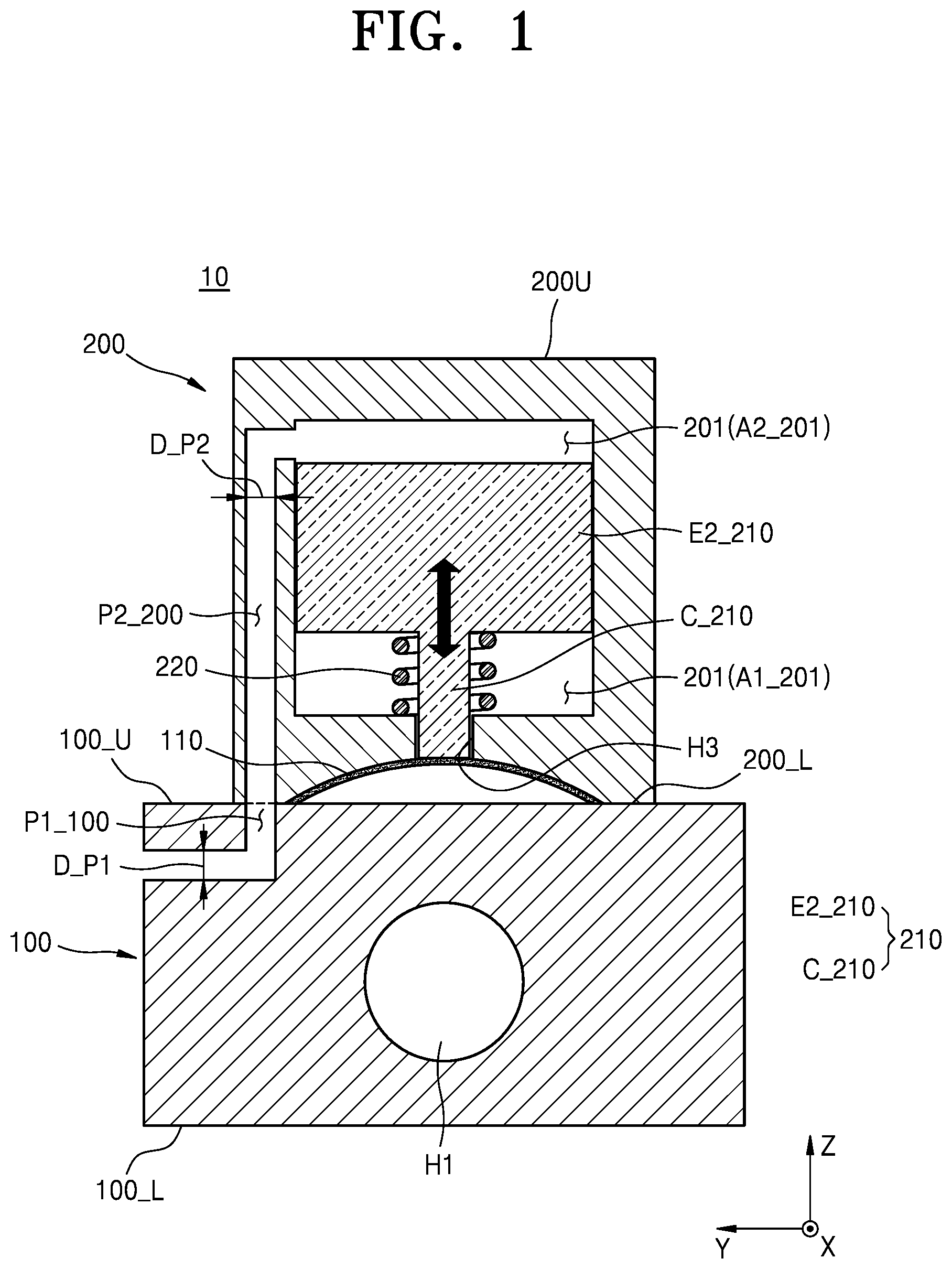 Patent US12455013 Figure 1 – Fluid control device and substrate processing apparatus including the same