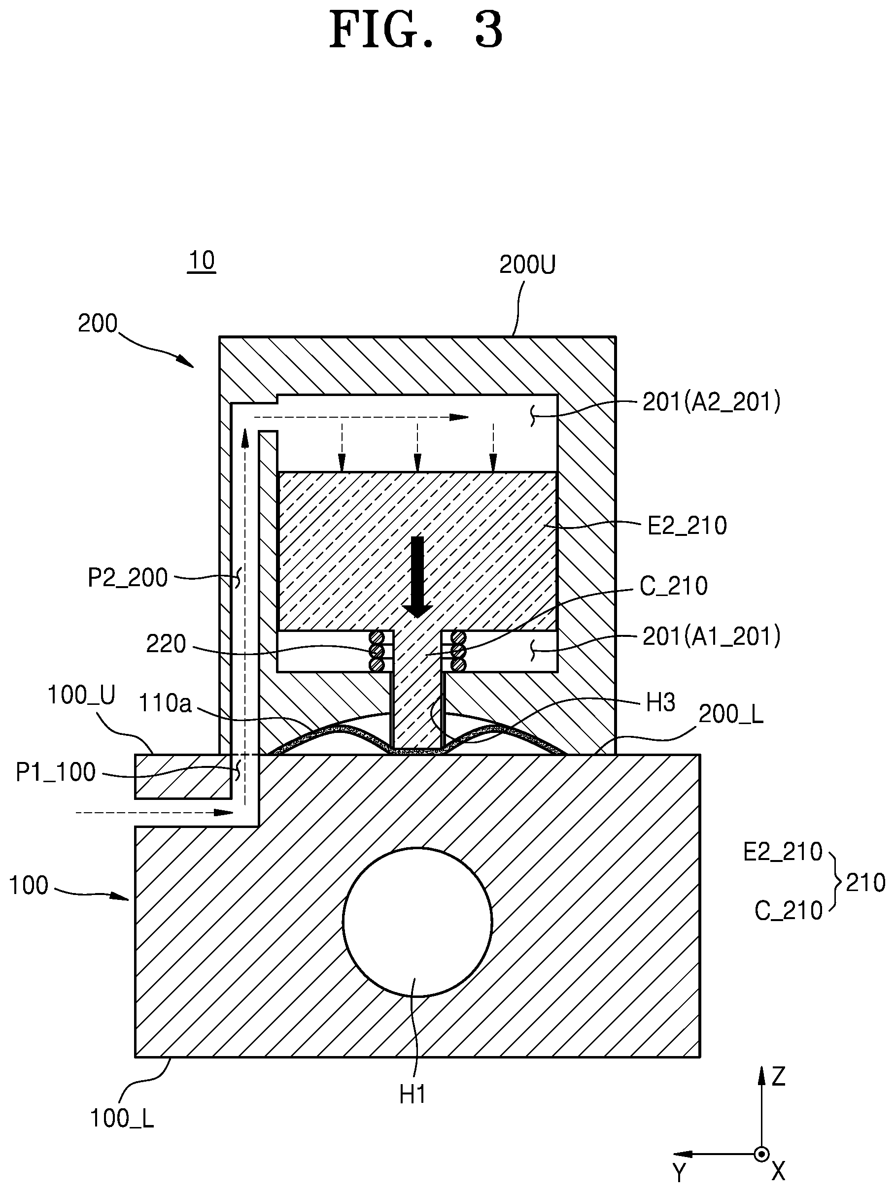 Patent US12455013 Figure 3 – Fluid control device and substrate processing apparatus including the same