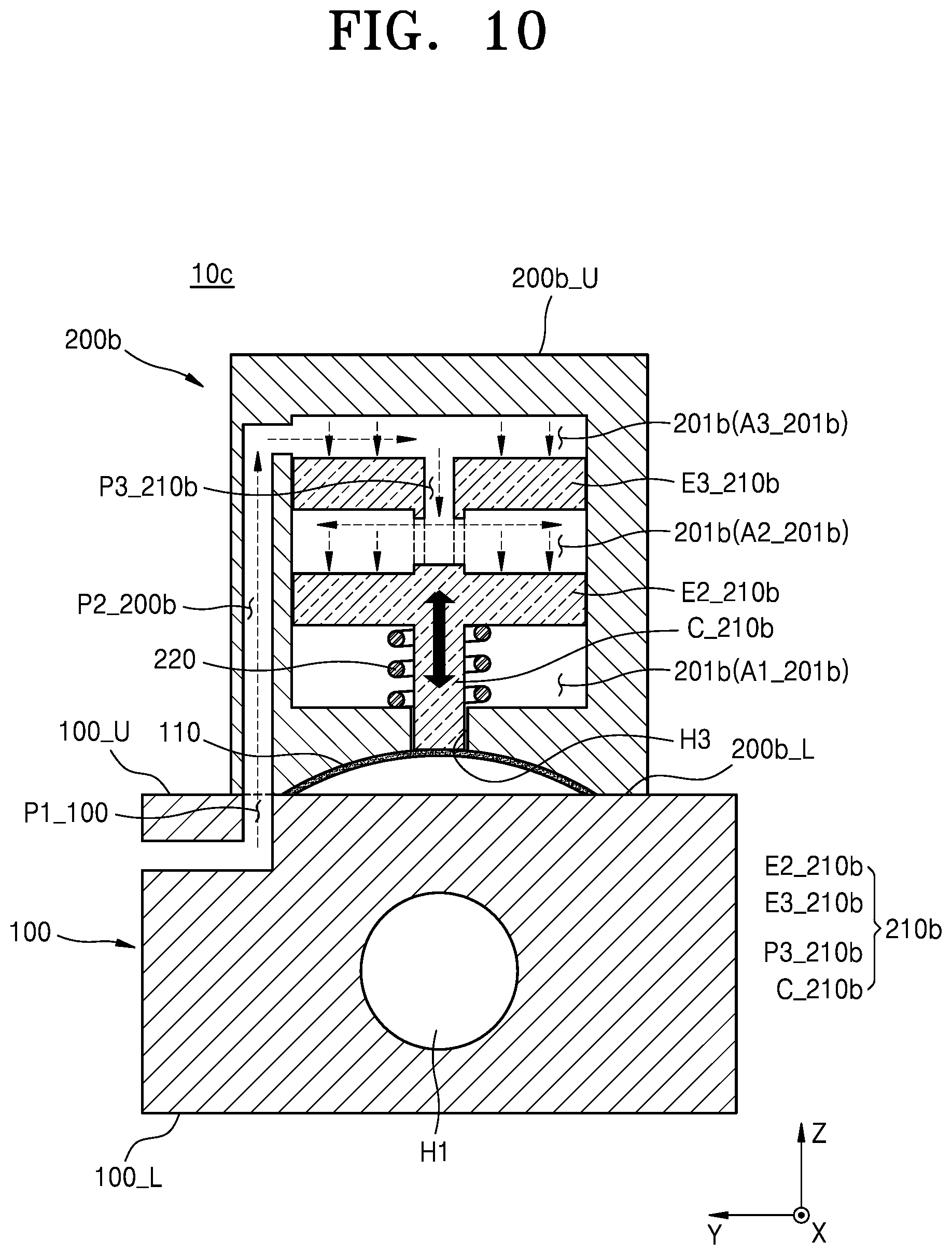Patent US12455013 Figure 10 – Fluid control device and substrate processing apparatus including the same