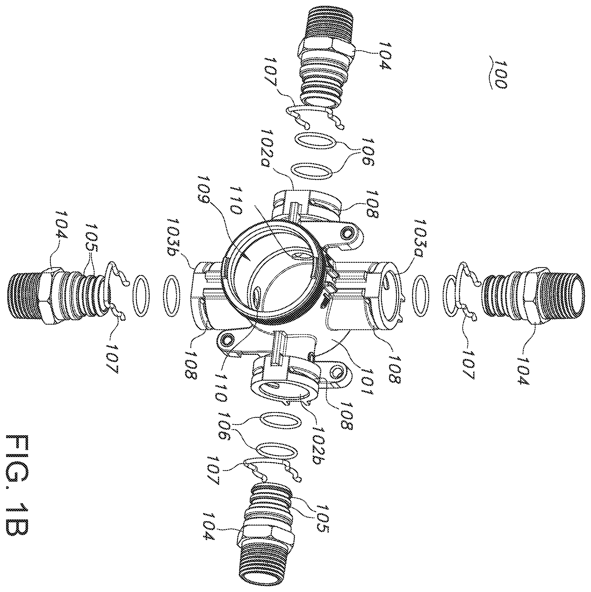 Patent US12455016 Figure 2 – Rough-in valve