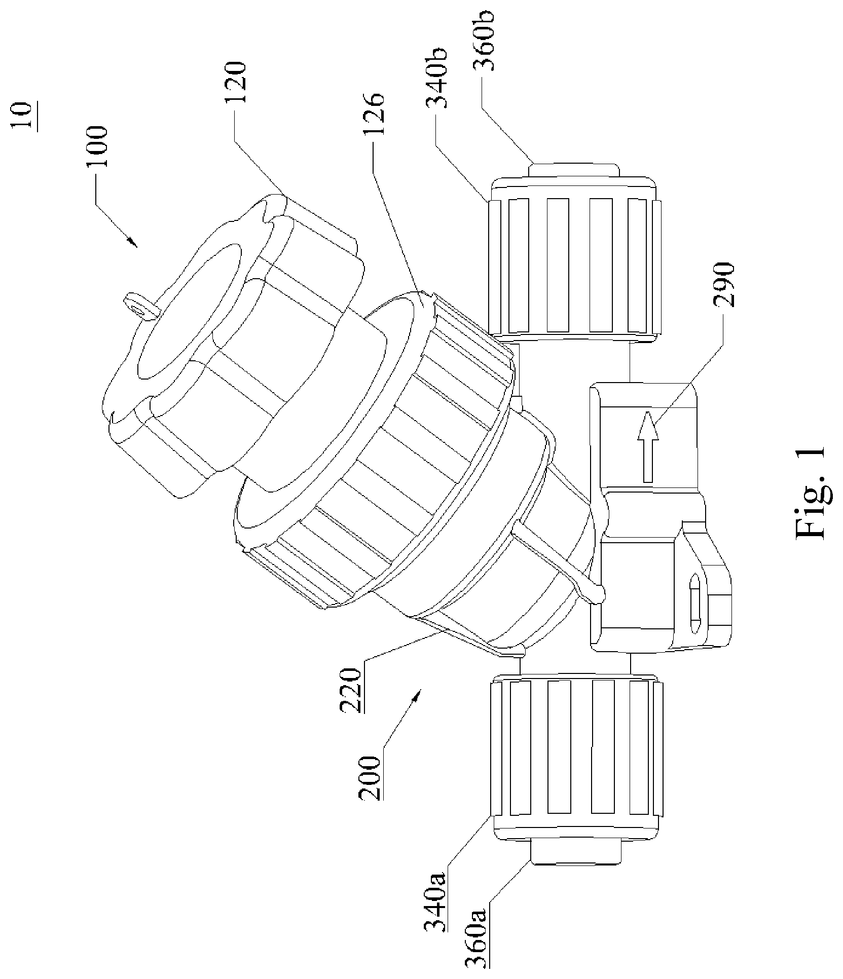 Patent US12455017 — Valves with leakage detector — Figure 1