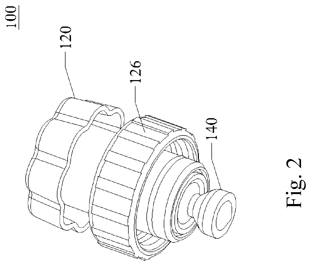 Patent US12455017 Figure 2 – Valves with leakage detector