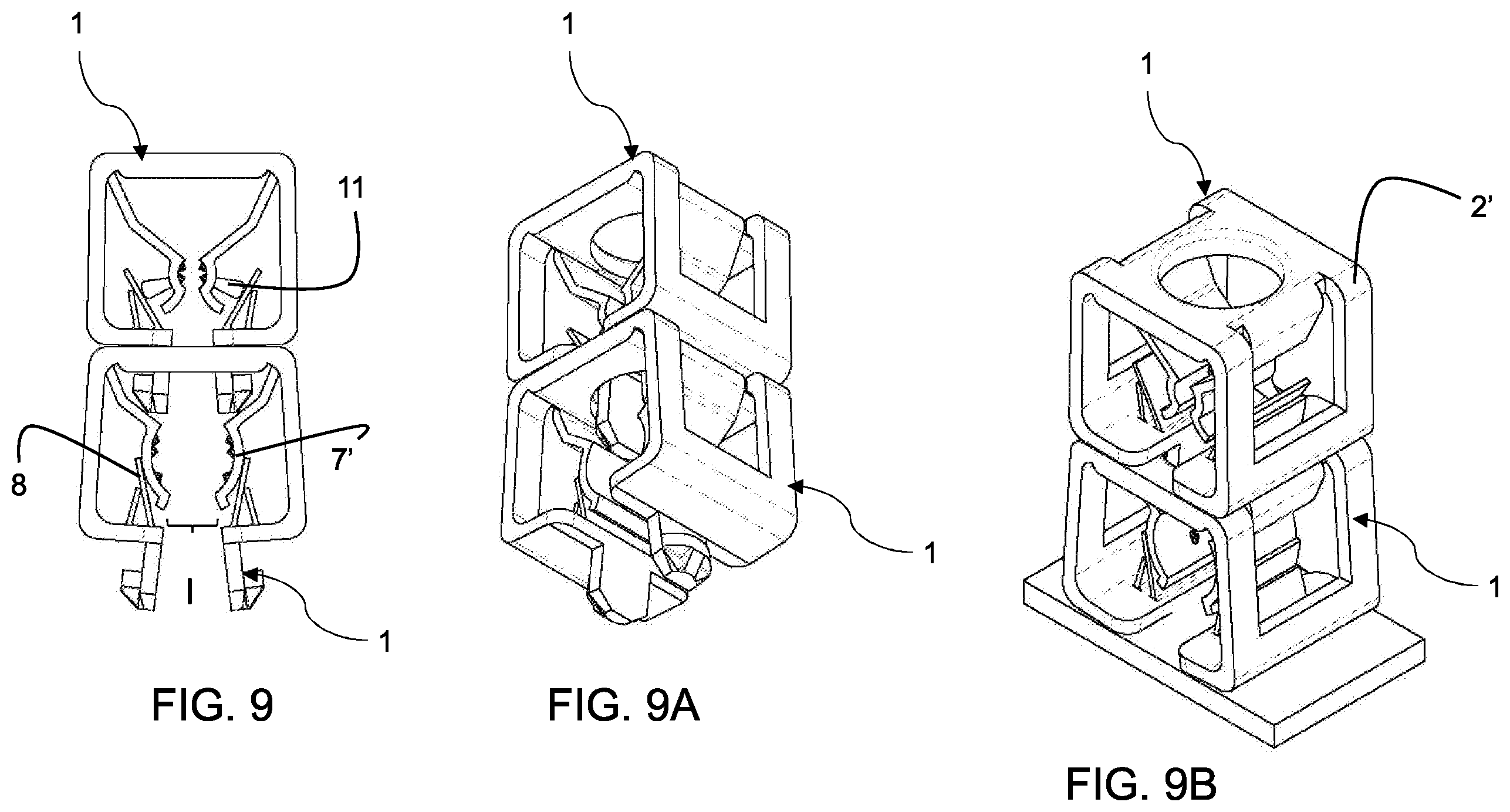 Patent US12455020 Figure 3 – Support collar for elongated cables, tubes or the like