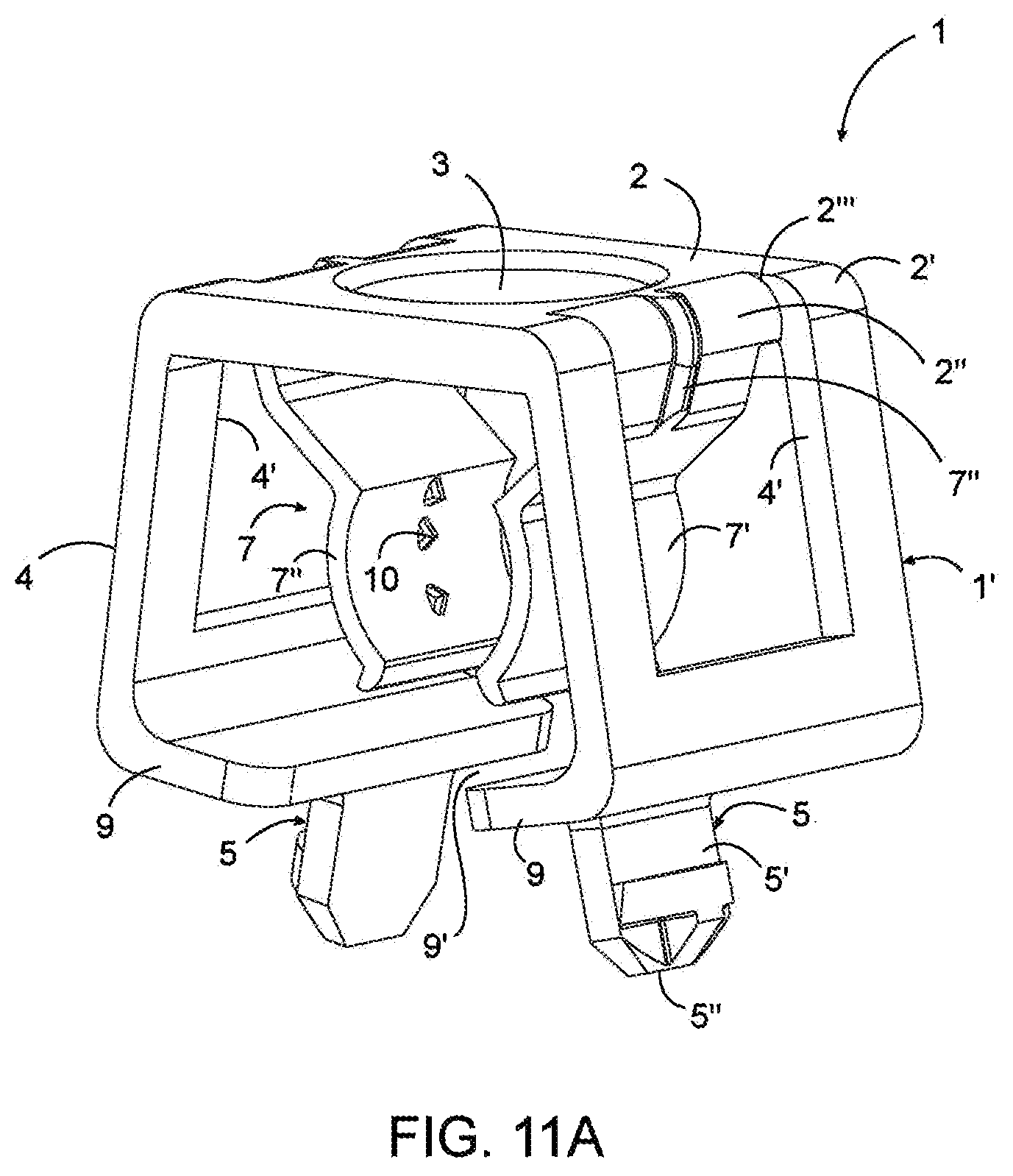 Patent US12455020 Figure 5 – Support collar for elongated cables, tubes or the like