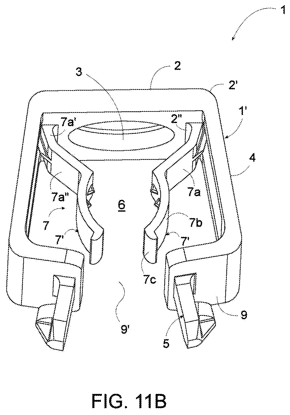 Patent US12455020 Figure 6 – Support collar for elongated cables, tubes or the like