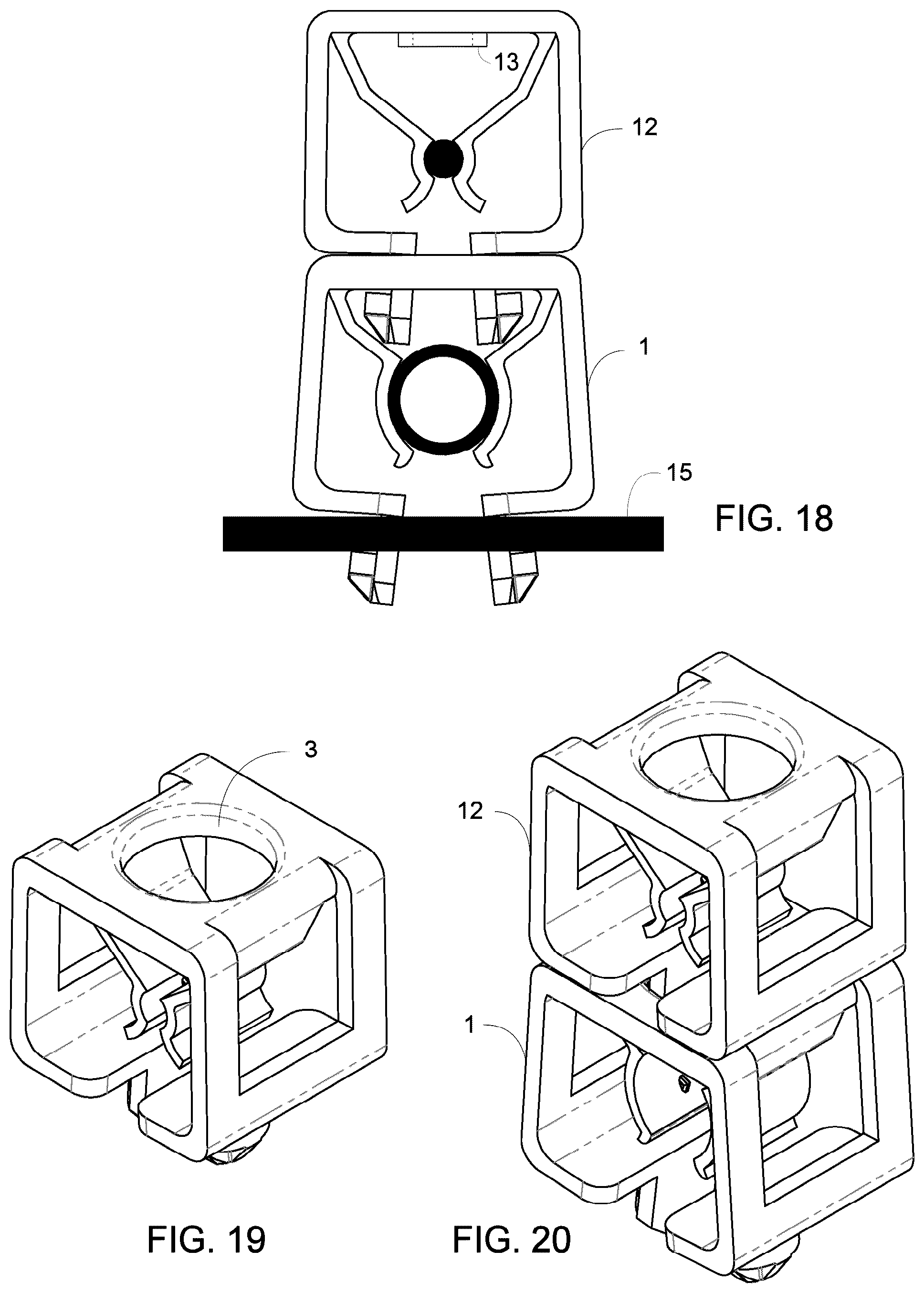 Patent US12455020 Figure 13 – Support collar for elongated cables, tubes or the like