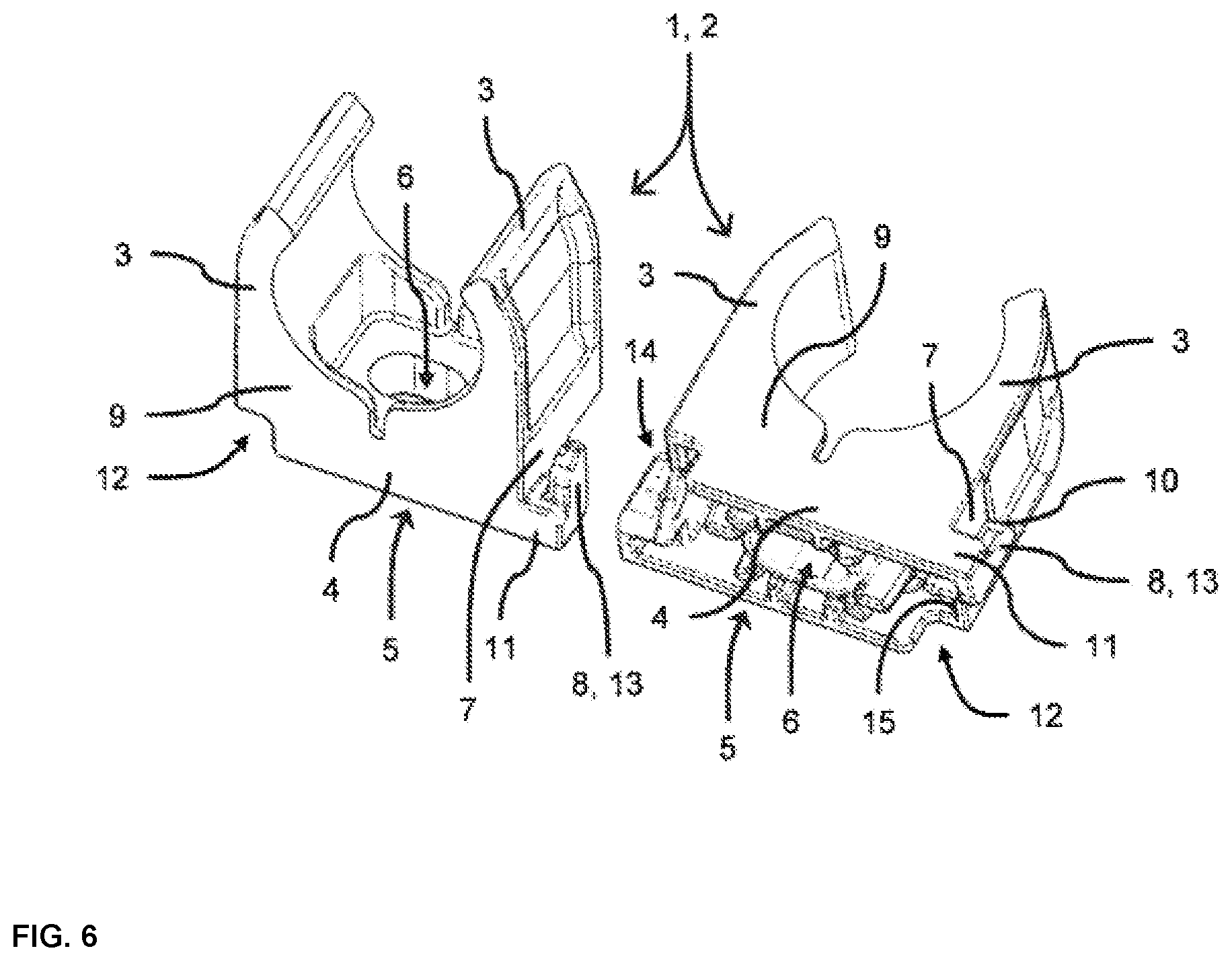 Patent US12455021 Figure 6 – Pipe fastener
