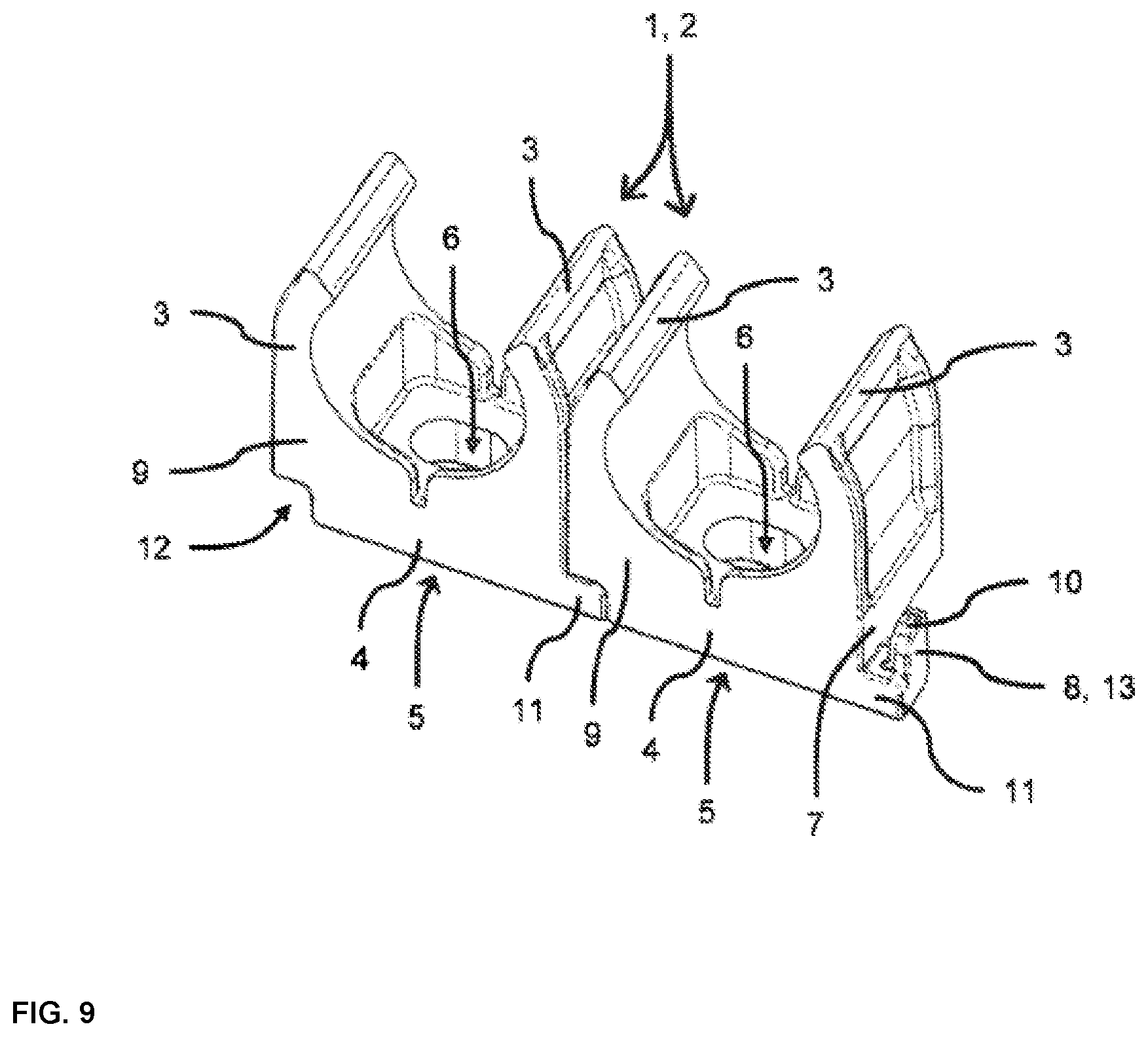 Patent US12455021 Figure 9 – Pipe fastener