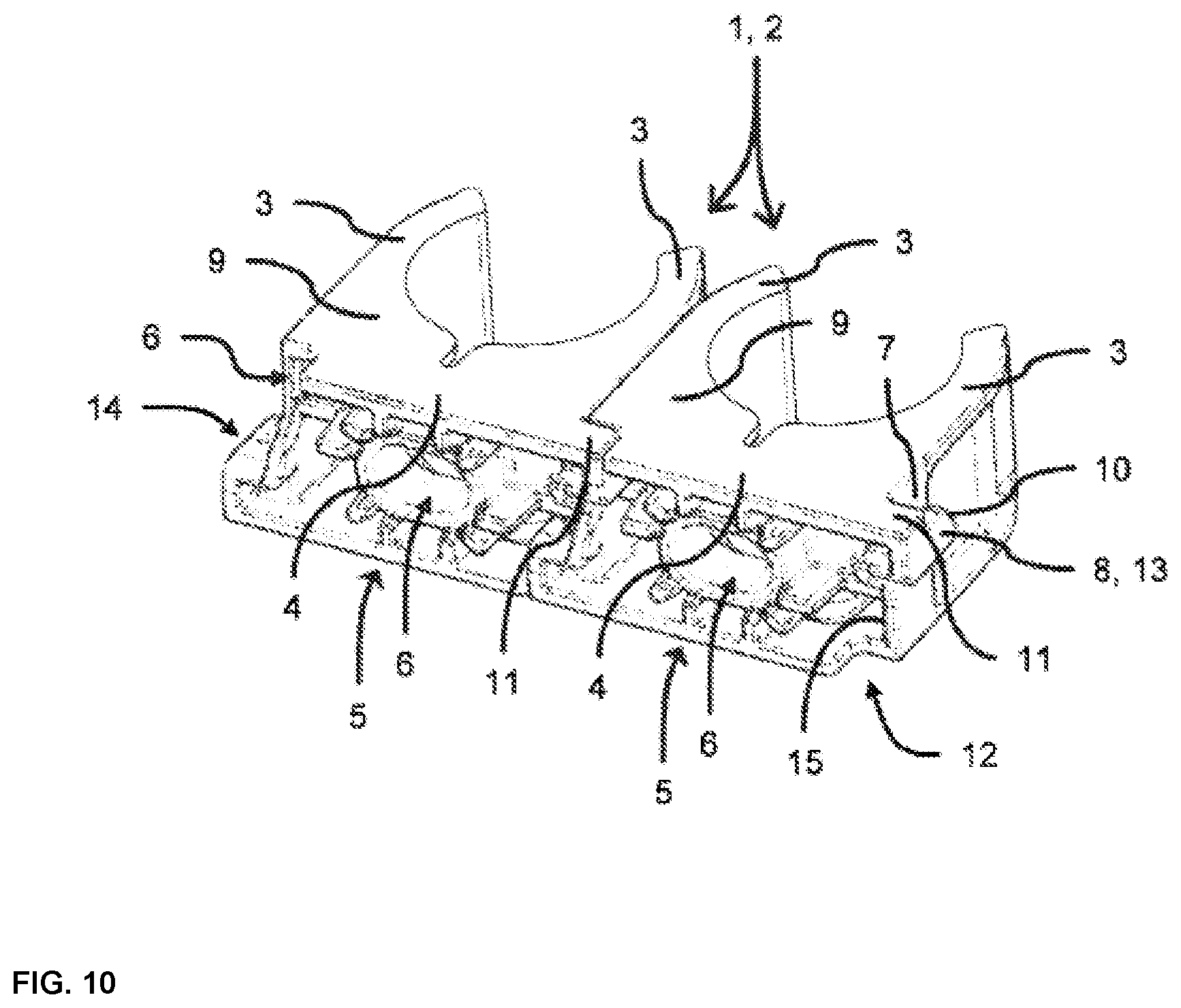 Patent US12455021 Figure 10 – Pipe fastener