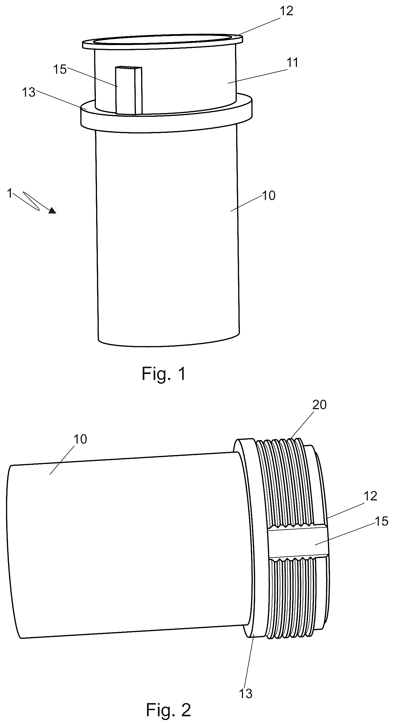 Patent US12455024 Figure 1 – Connecting element