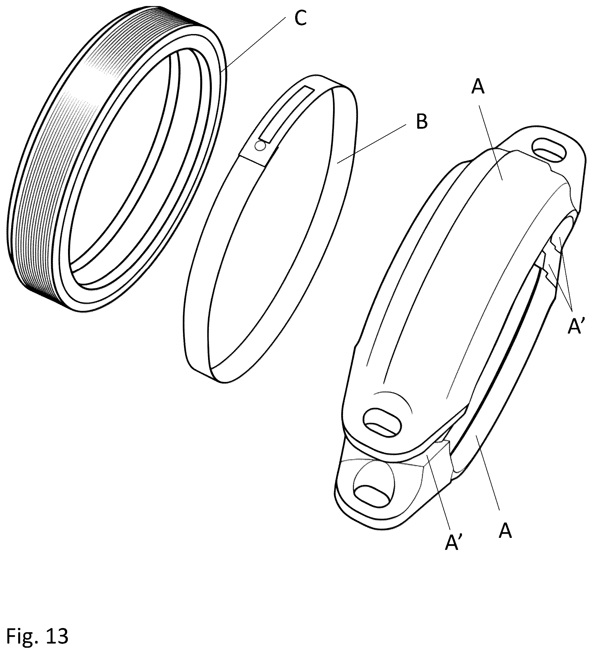 Patent US12455025 Figure 12 – Quick installation pipe coupling with supporting barrier ring