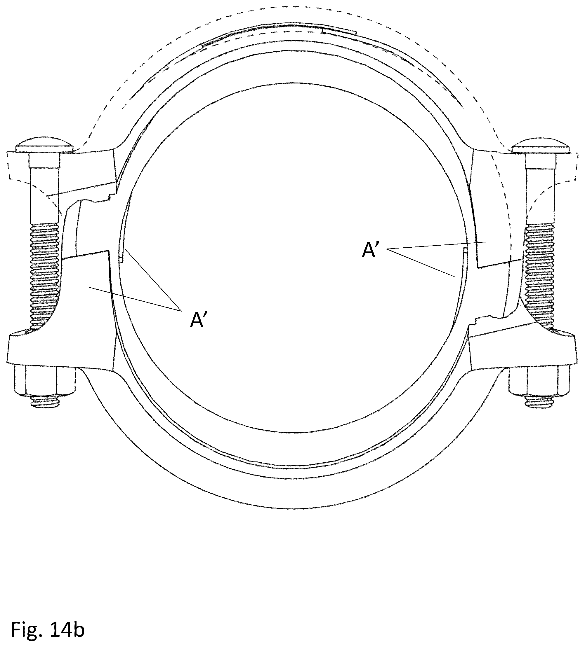 Patent US12455025 Figure 14 – Quick installation pipe coupling with supporting barrier ring