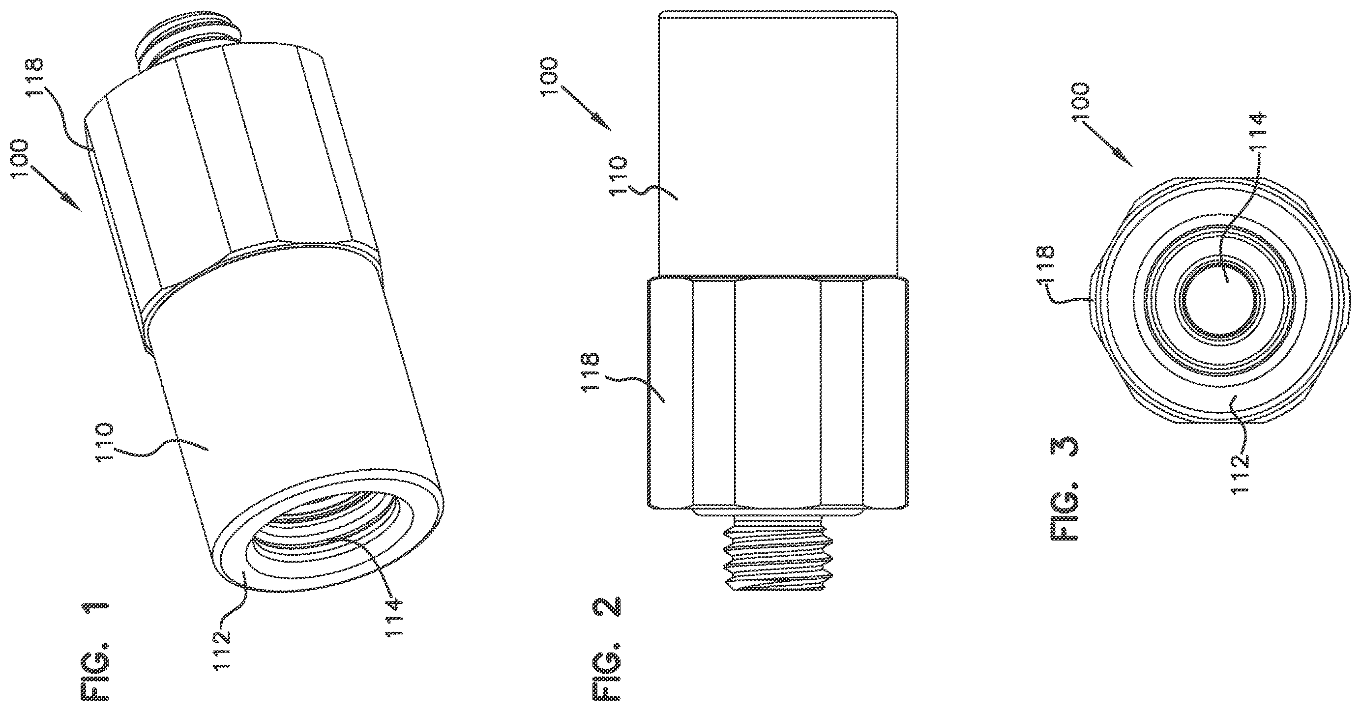 Patent US12455031 Figure 1 – Low-spill coupling assembly