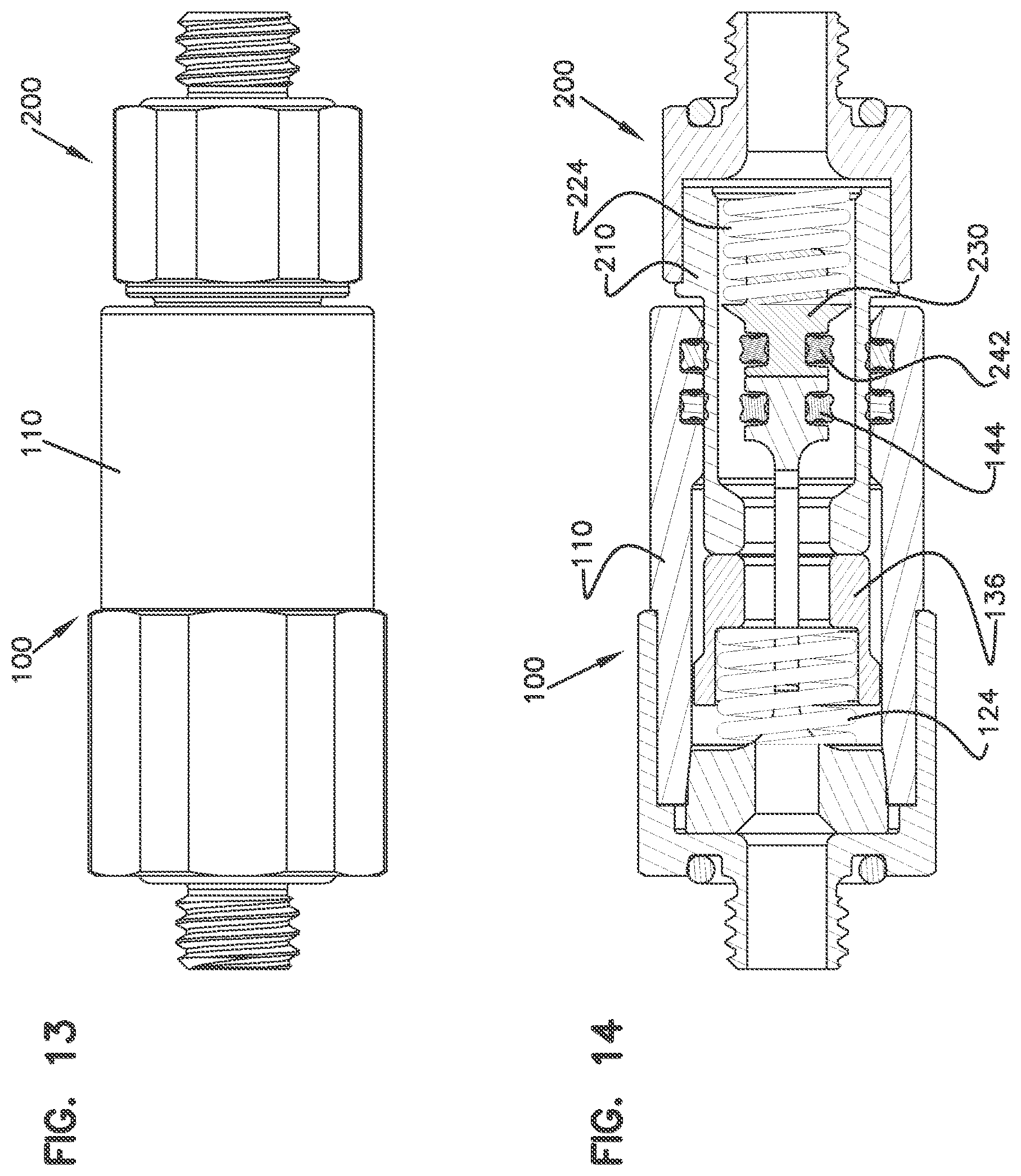 Patent US12455031 Figure 6 – Low-spill coupling assembly