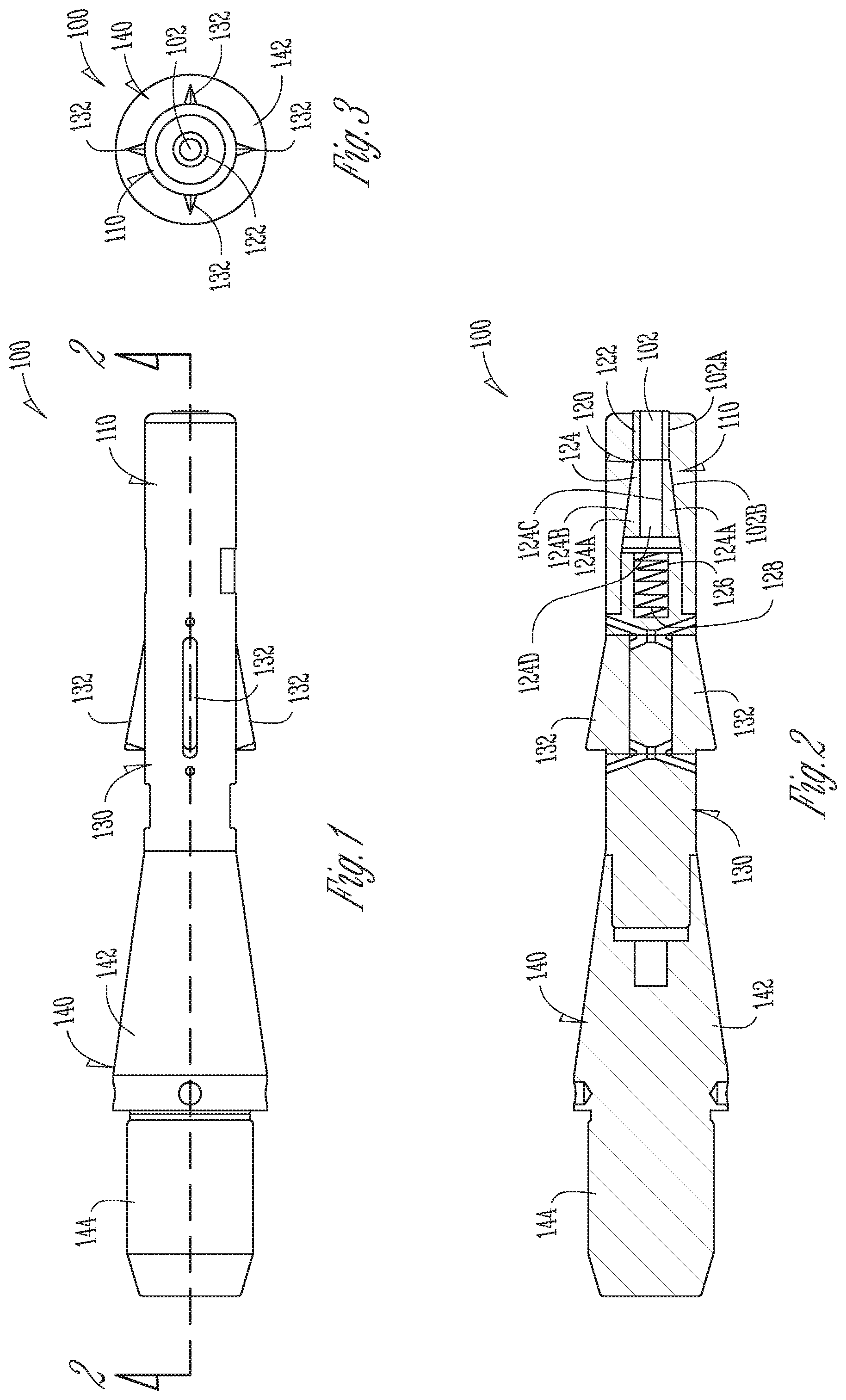 Patent US12455035 Figure 1 – Pipe splitting apparatus with cable engagement system