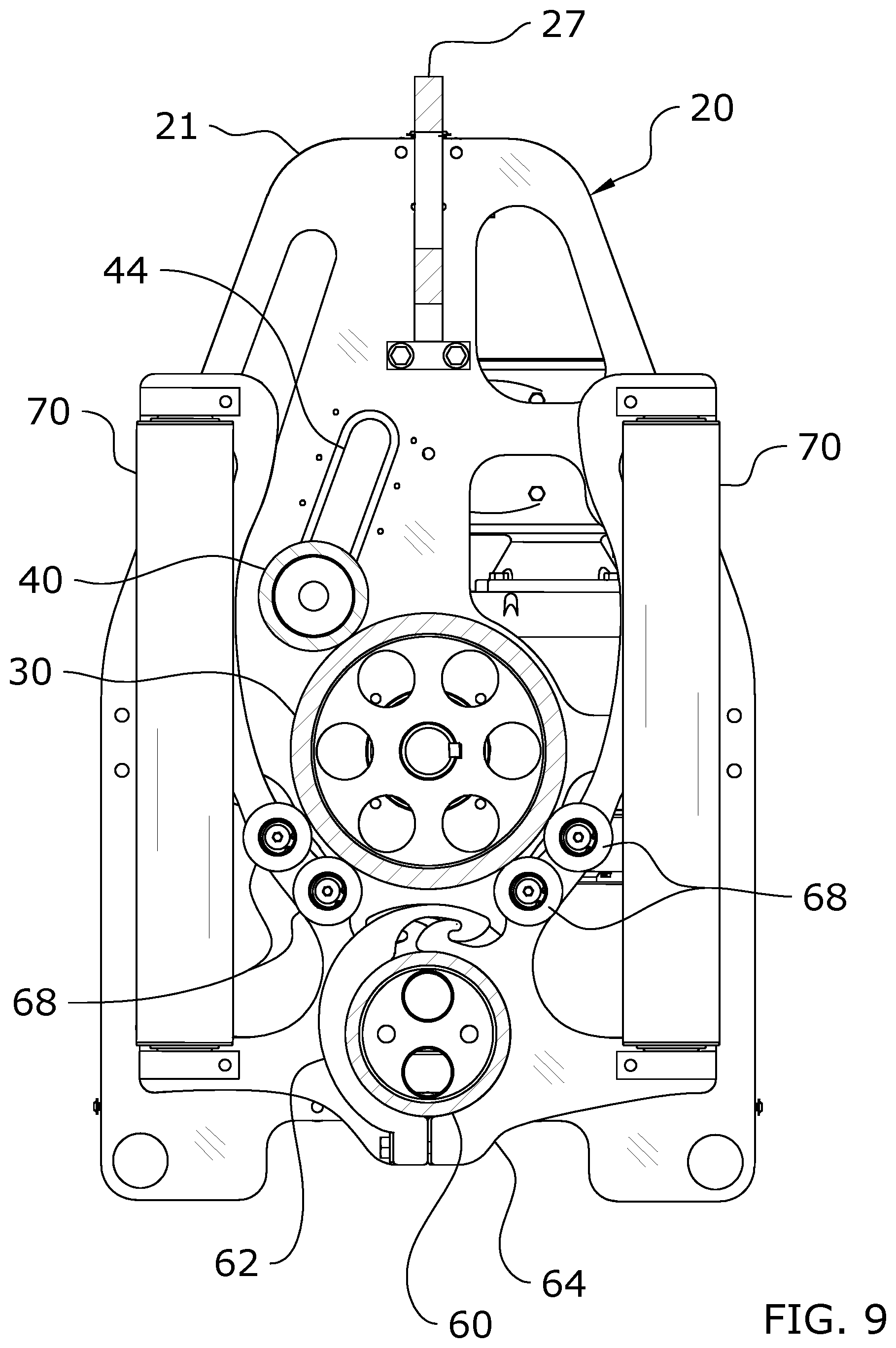 Patent US12455036 Figure 7 – CIPP liner feed roller