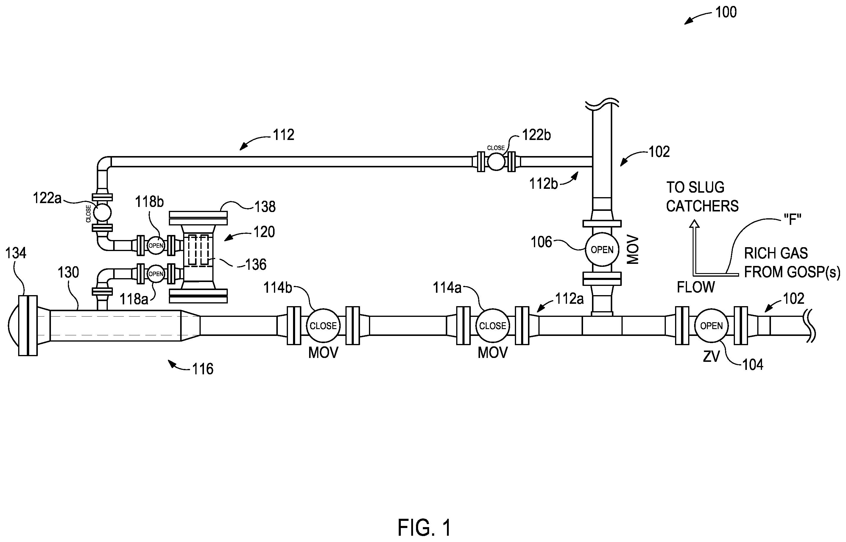 Patent US12455037 Figure 1 – Scraper receiver with filter upstream of a kicker valve