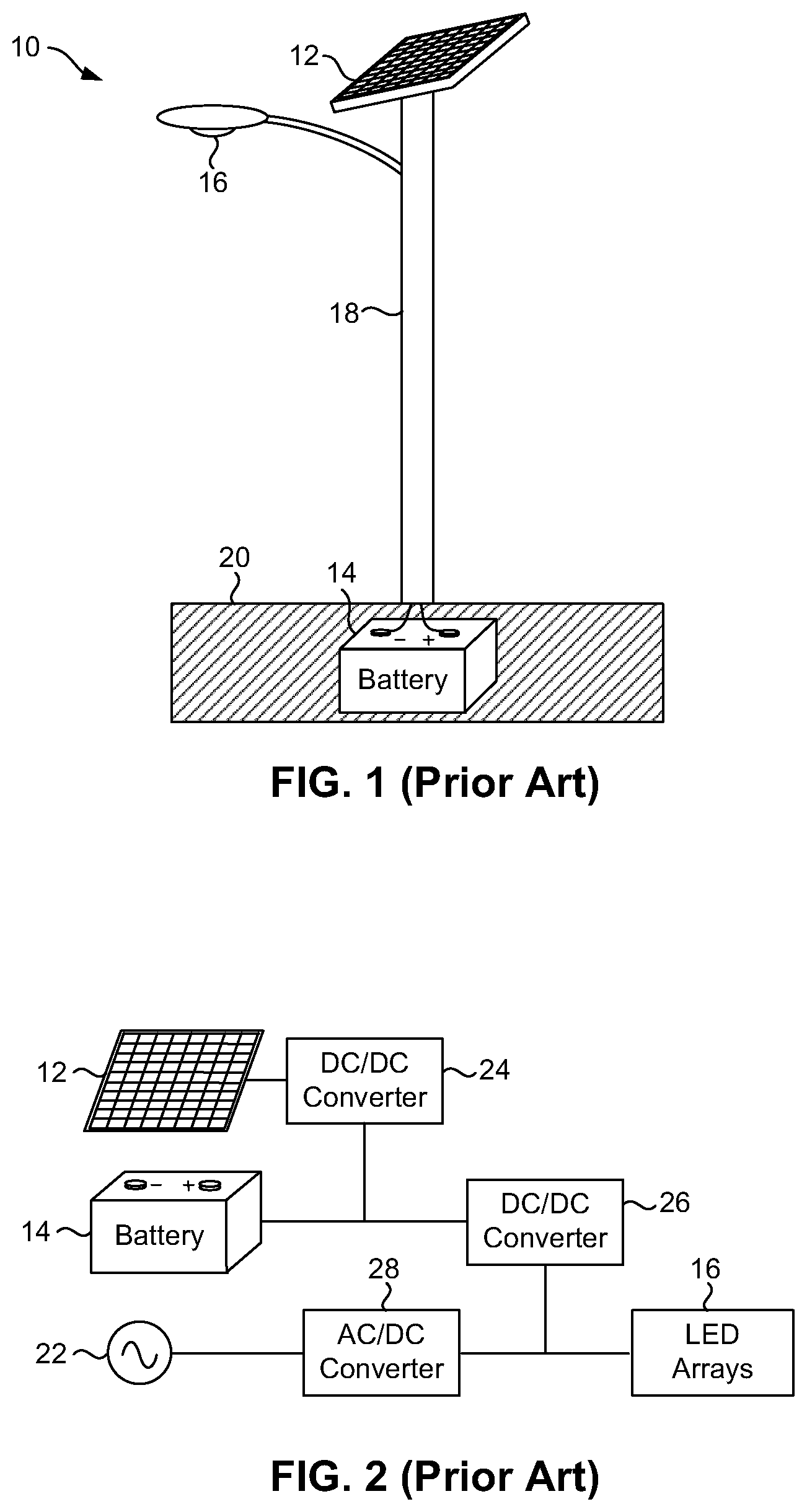 Patent US12455055 Figure 1 – Reliable and self-sufficient lighting system and method therefor
