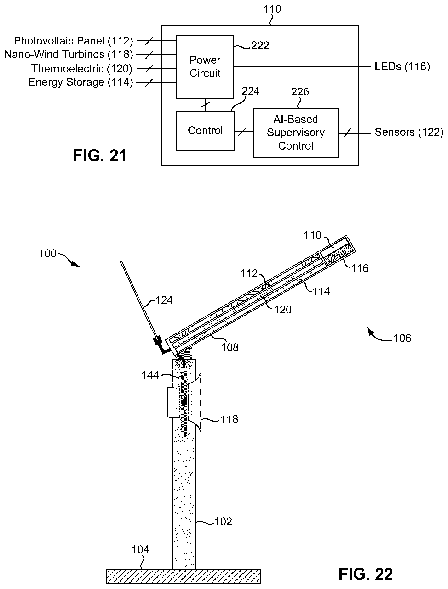 Patent US12455055 Figure 10 – Reliable and self-sufficient lighting system and method therefor