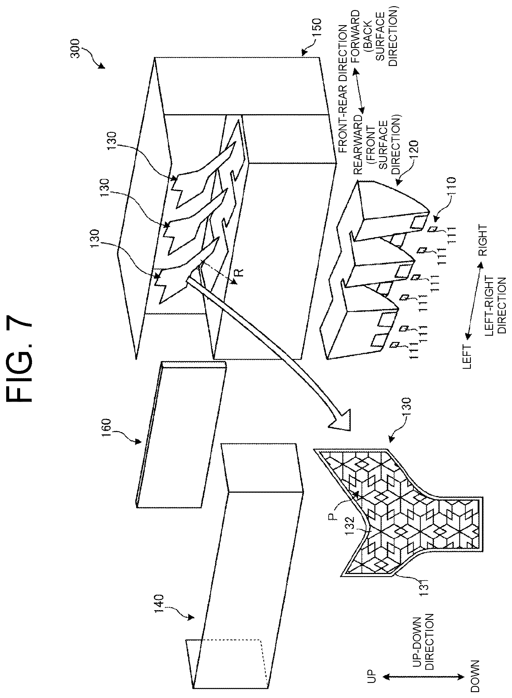 Patent US12455059 Figure 7 – Light source unit for vehicular lighting tool and vehicular lighting tool