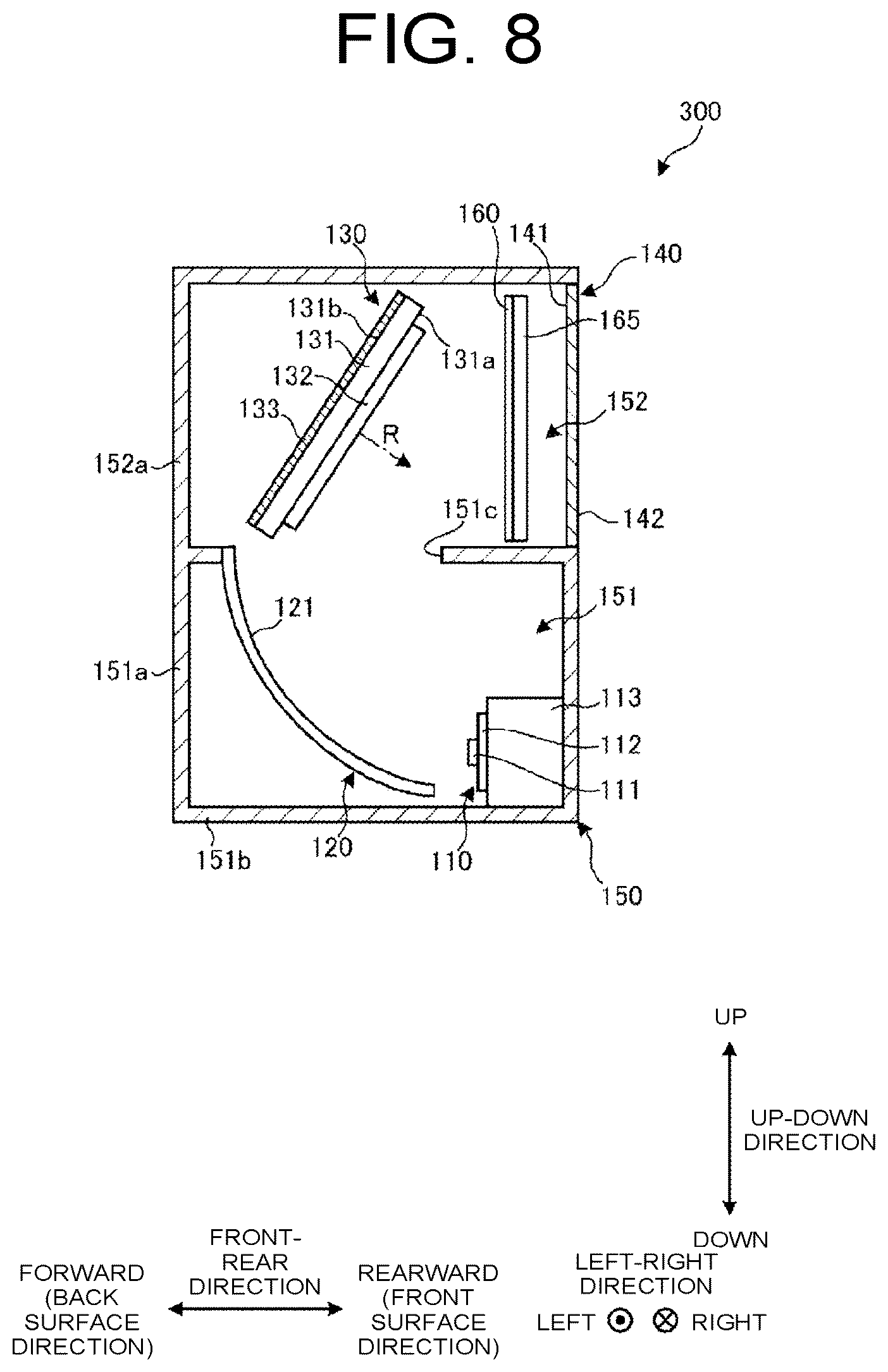 Patent US12455059 Figure 8 – Light source unit for vehicular lighting tool and vehicular lighting tool