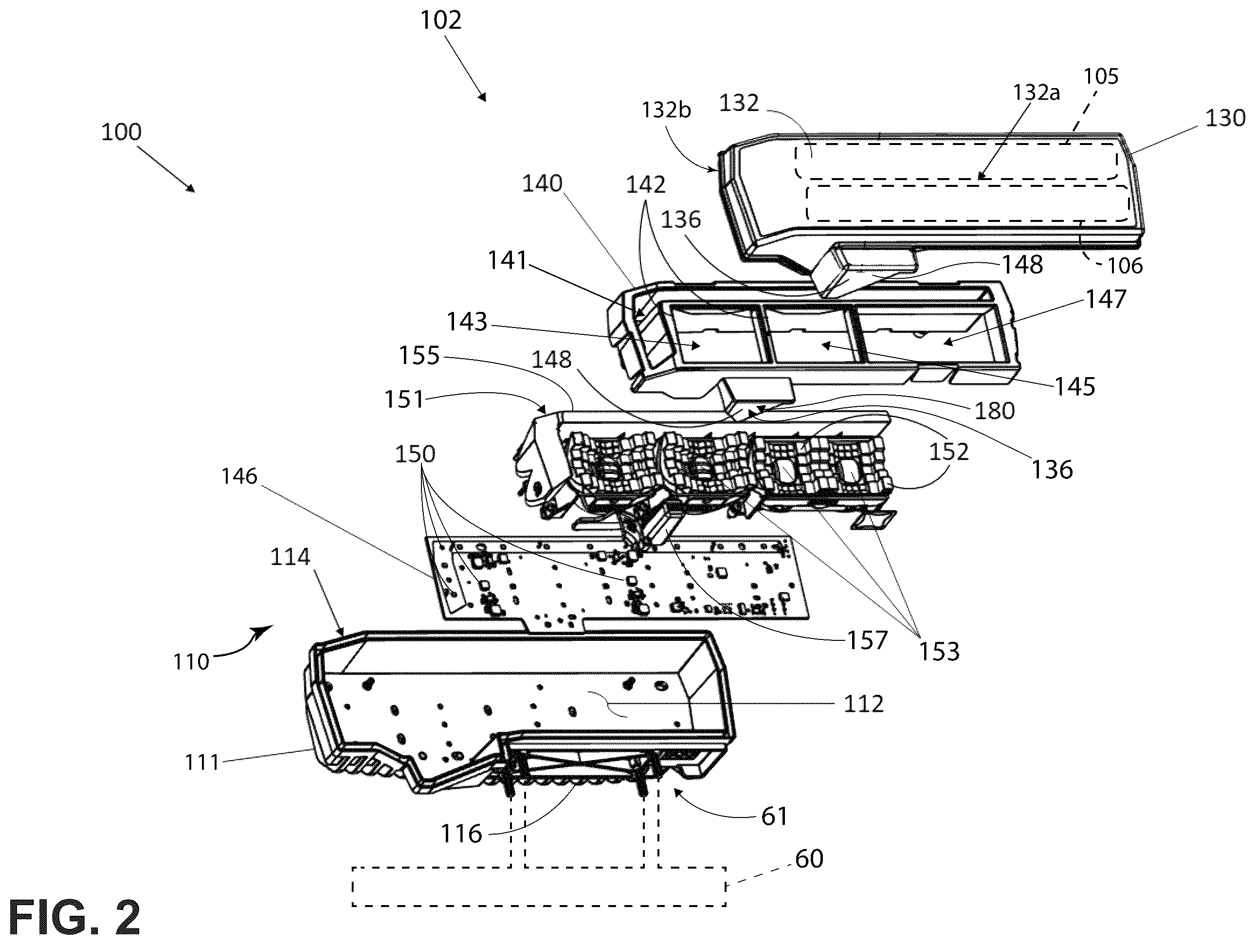 Patent US12455061 Figure 2 – Heated illumination assembly