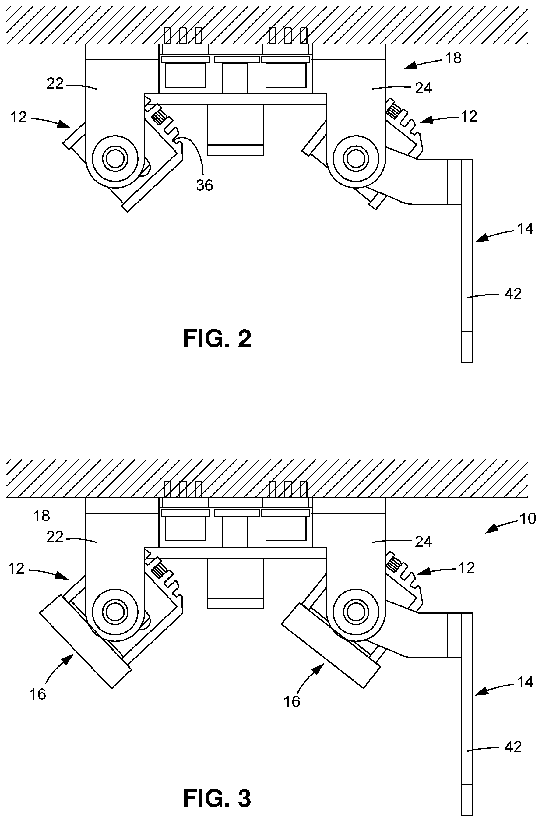 Patent US12455064 Figure 2 – Lighting device with selectively adjustable illuminated height/width ratio