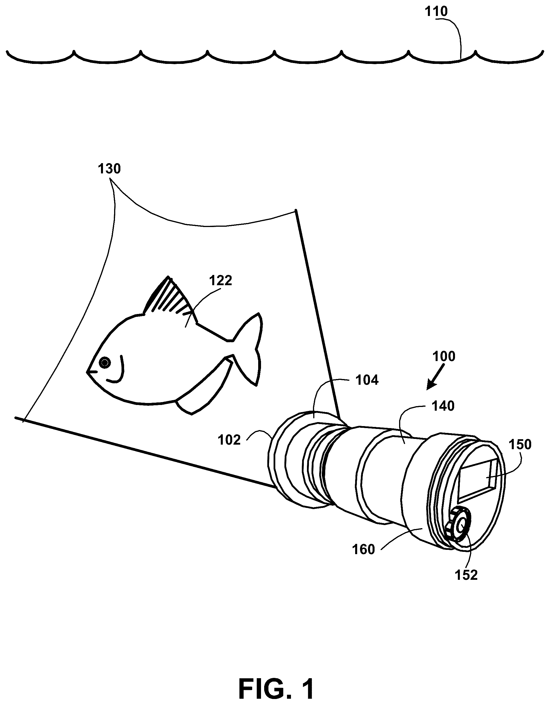 Patent US12455067 Figure 1 – Underwater video light system