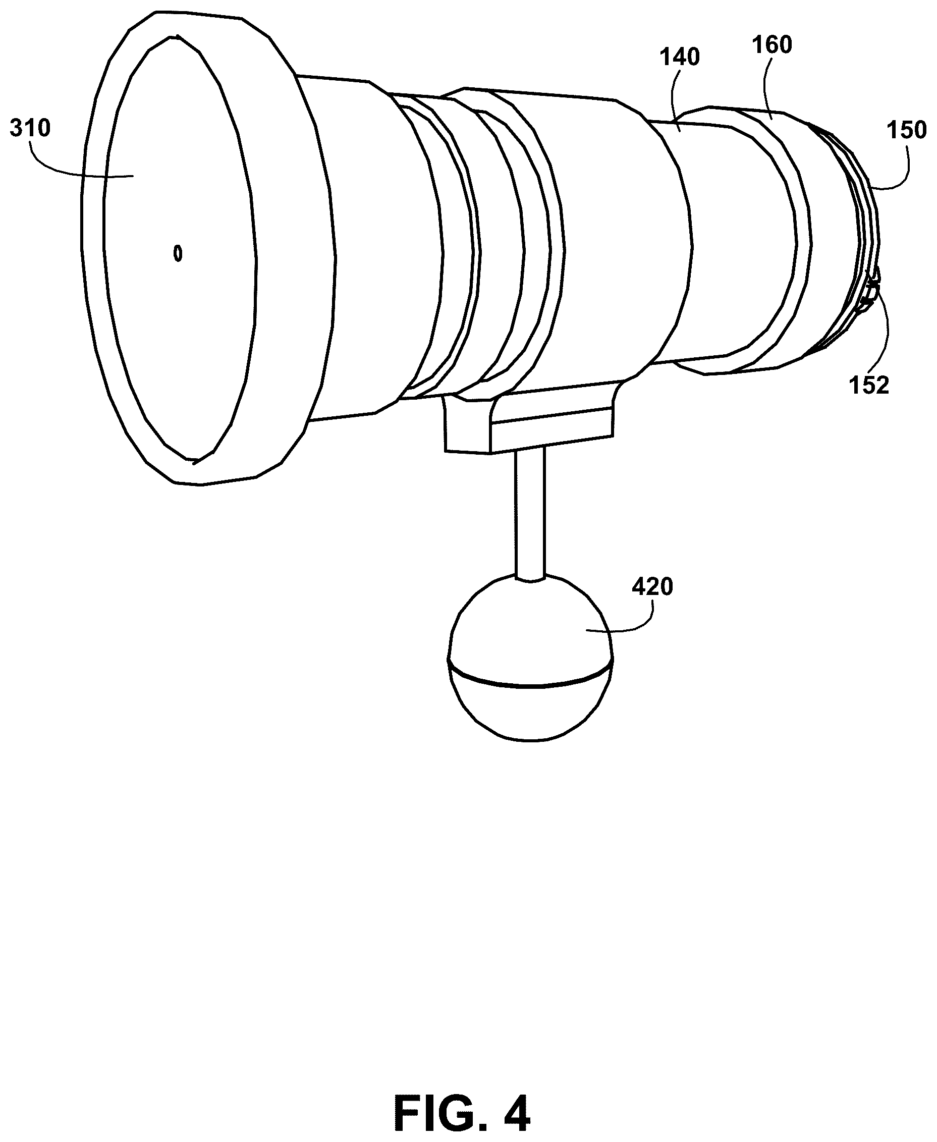 Patent US12455067 Figure 4 – Underwater video light system