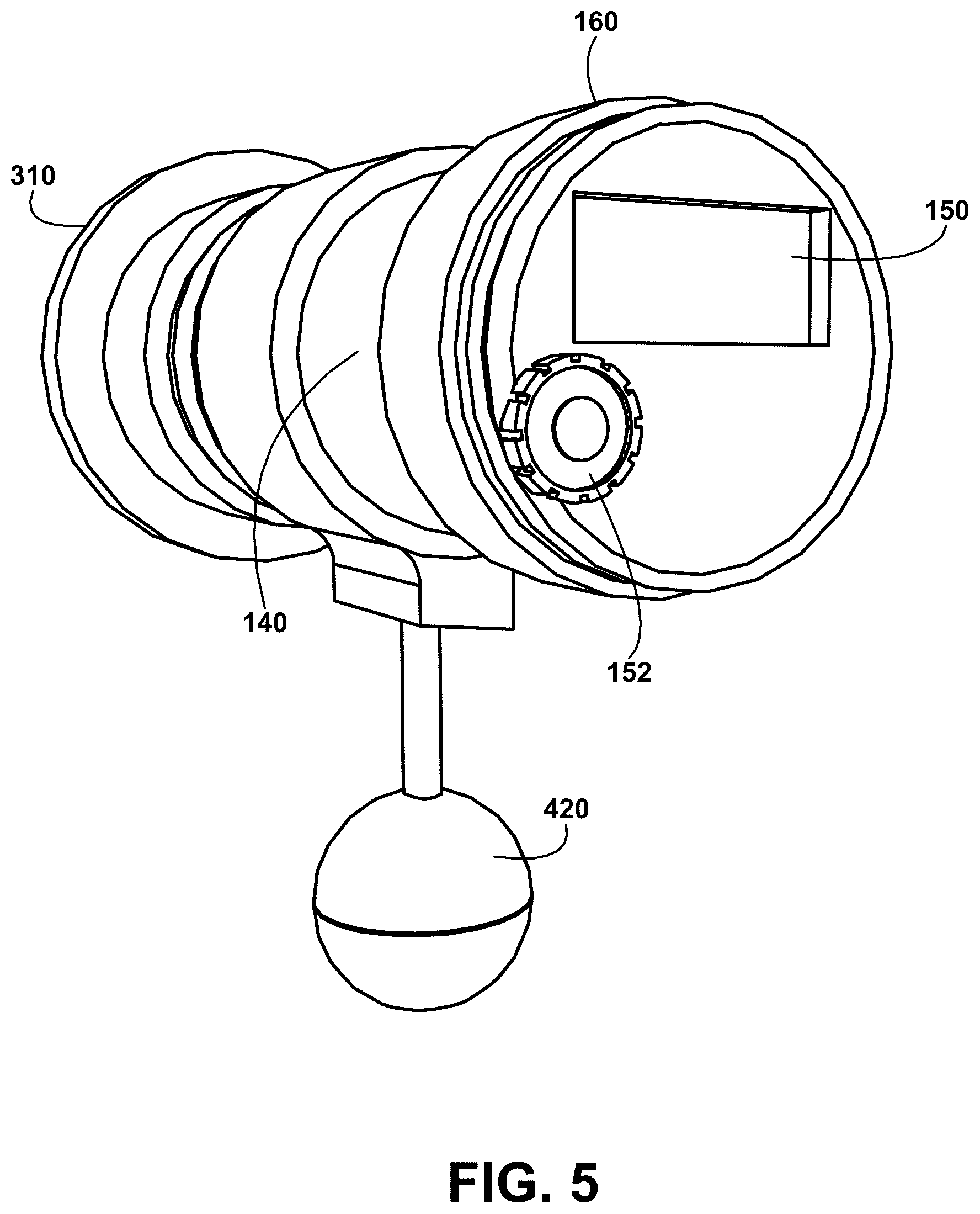 Patent US12455067 Figure 5 – Underwater video light system