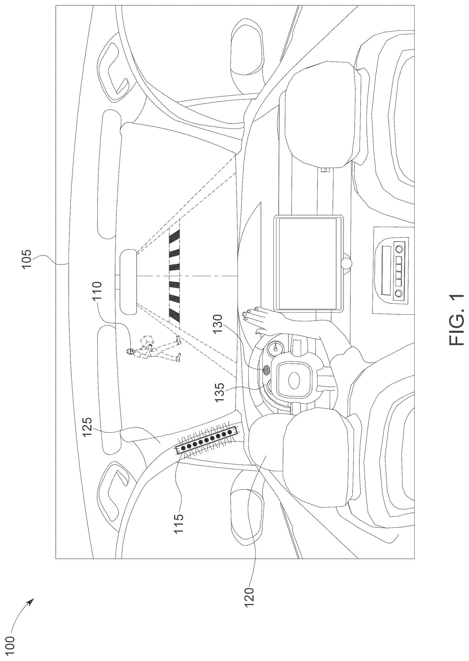 Patent US12455068 Figure 1 – Vehicle light bar