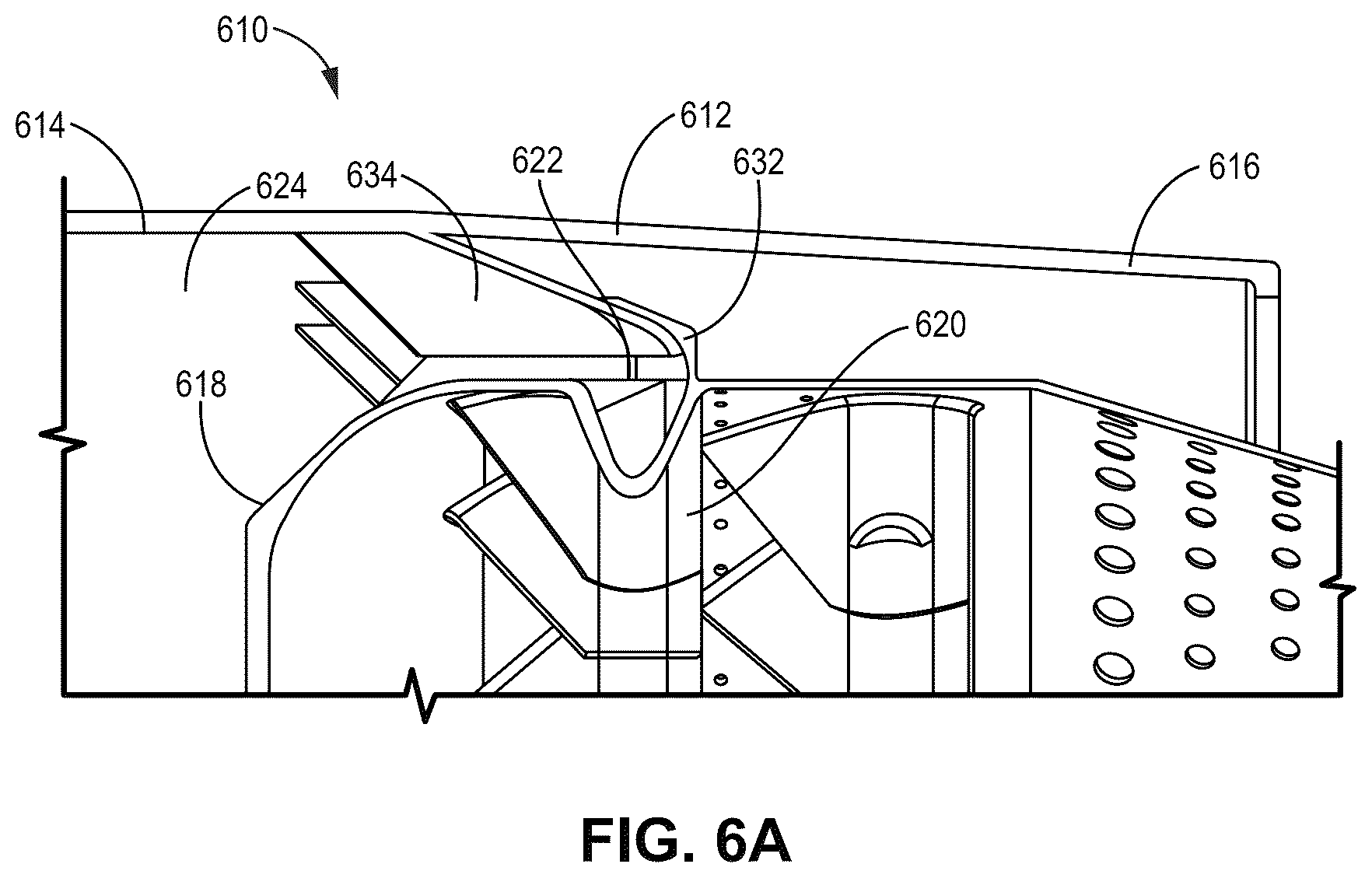 Patent US12455078 Figure 8 – Unitary case integrated flow scoops