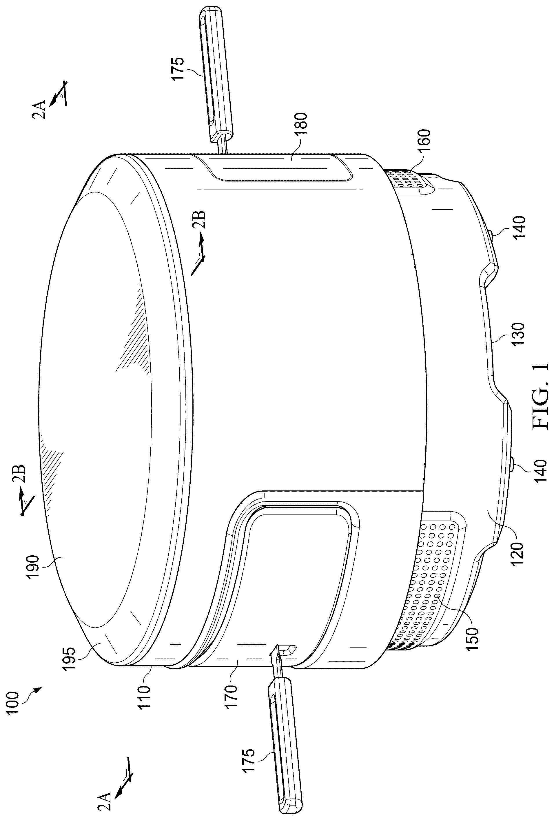 Patent US12455080 Figure 1 – Combustion oven