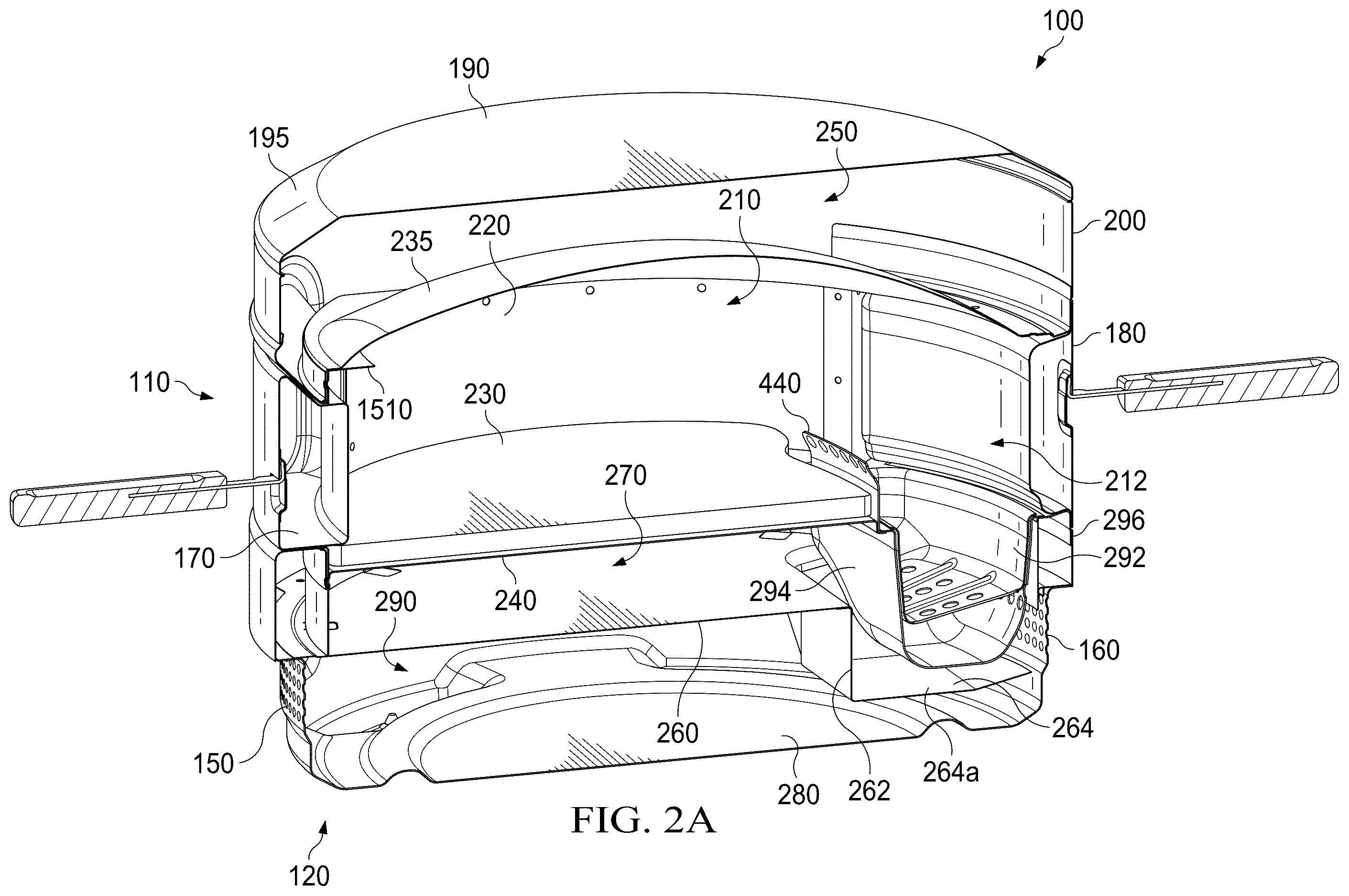Patent US12455080 Figure 2 – Combustion oven