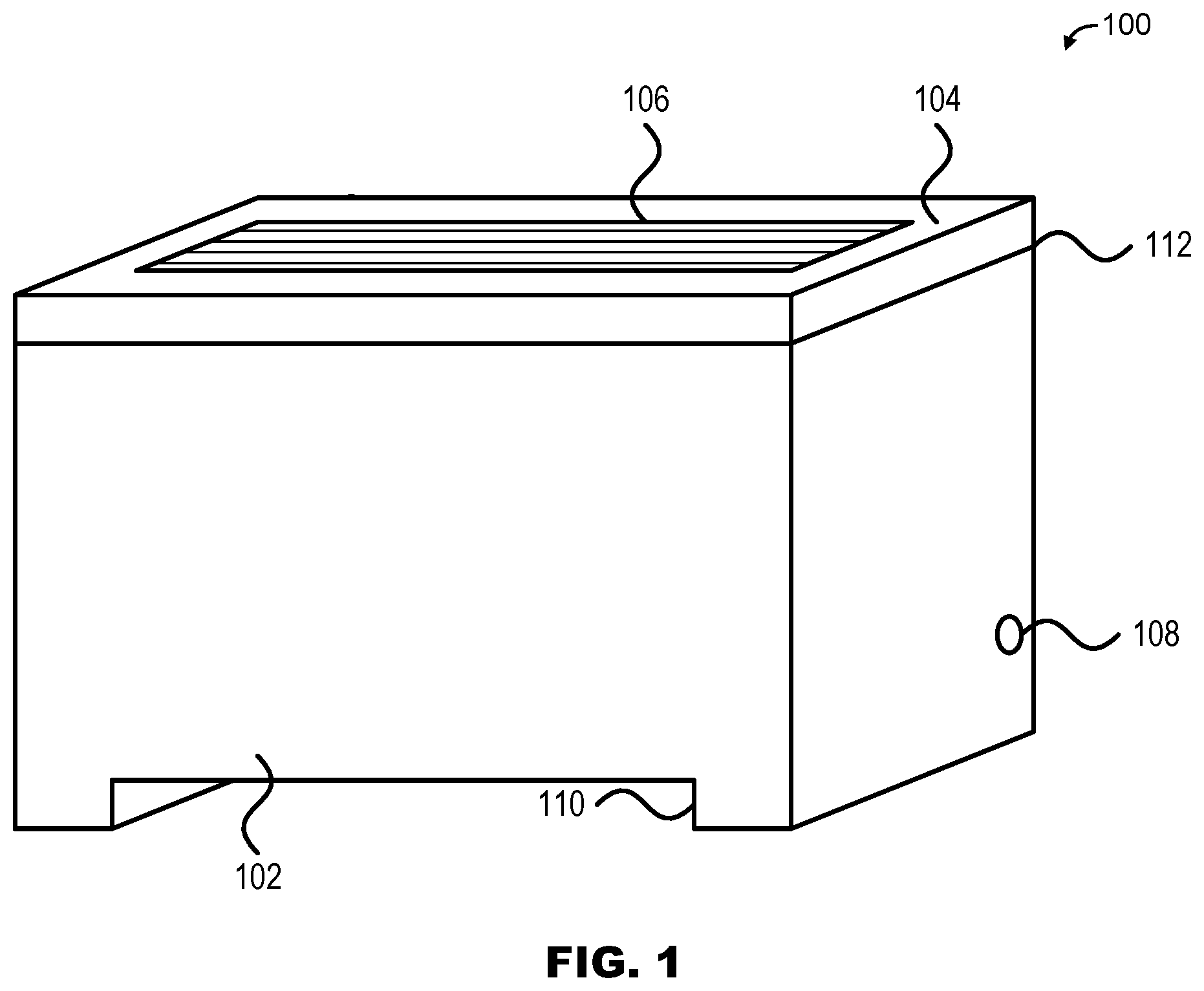 Patent US12455082 Figure 1 – Dehumidification container