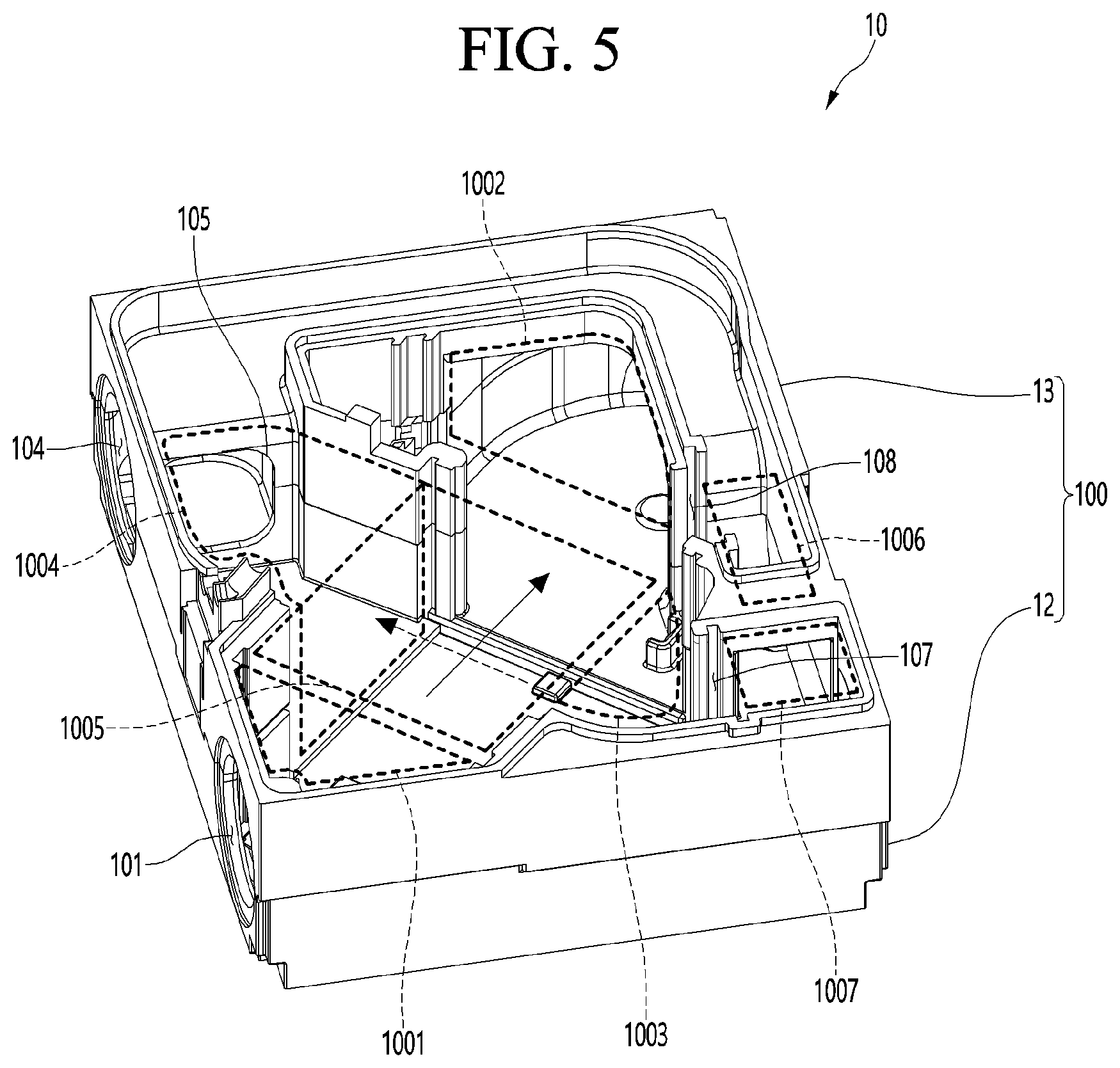 Patent US12455085 Figure 5 – Ventilation apparatus
