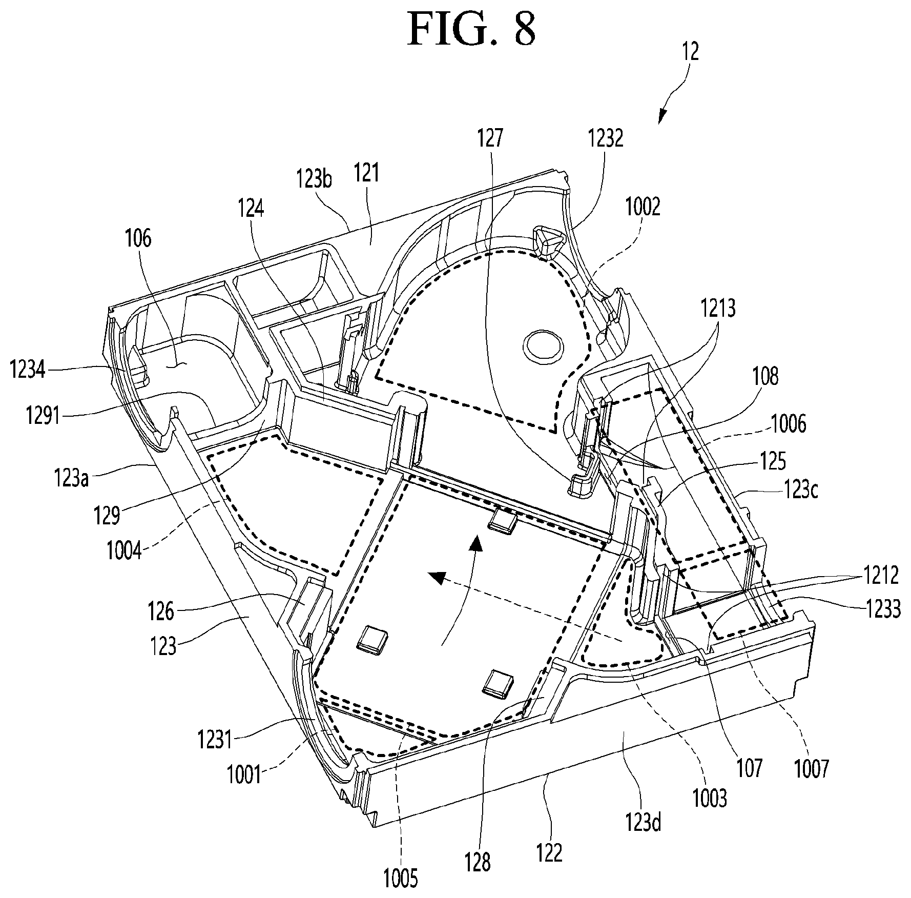 Patent US12455085 Figure 8 – Ventilation apparatus