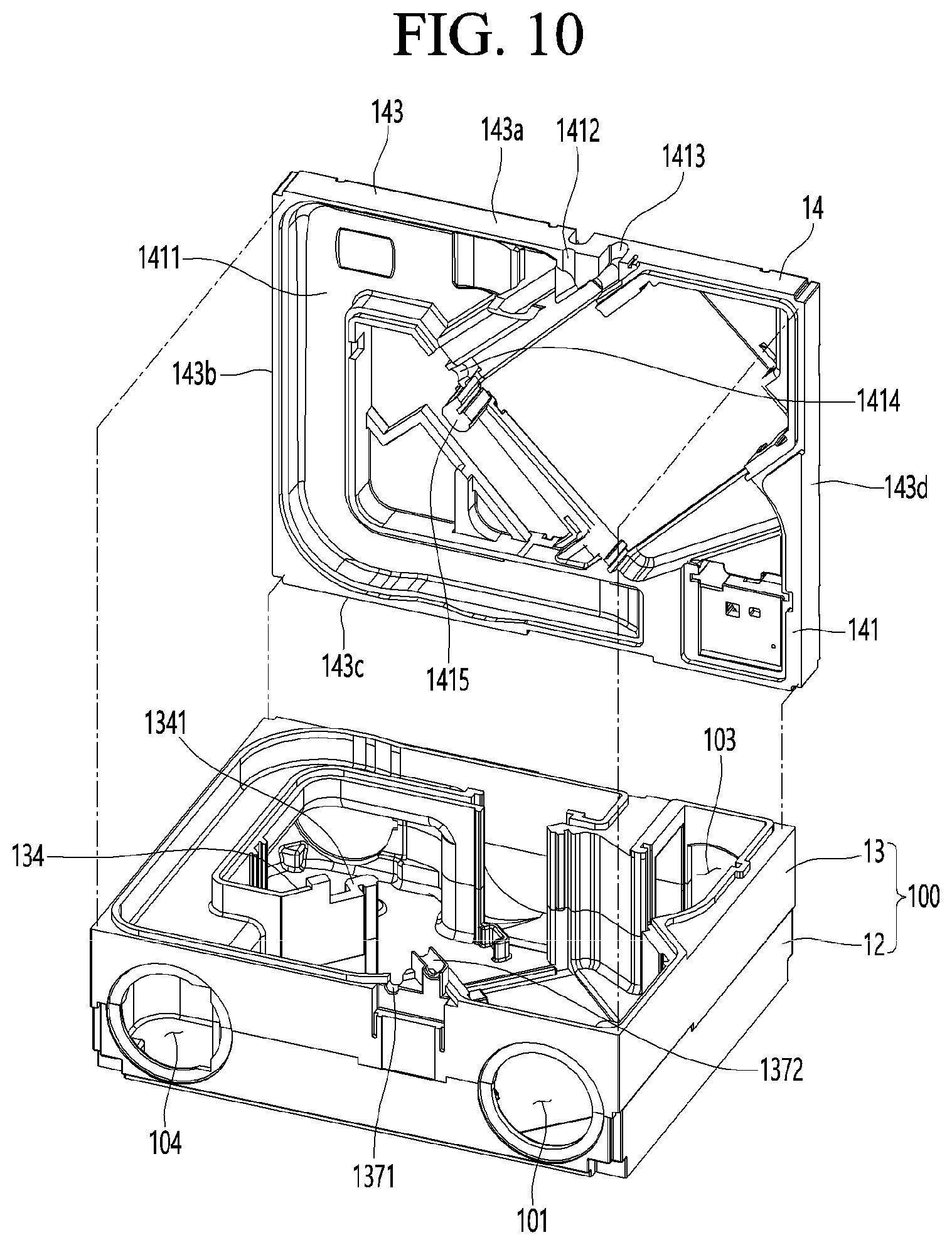 Patent US12455085 Figure 10 – Ventilation apparatus