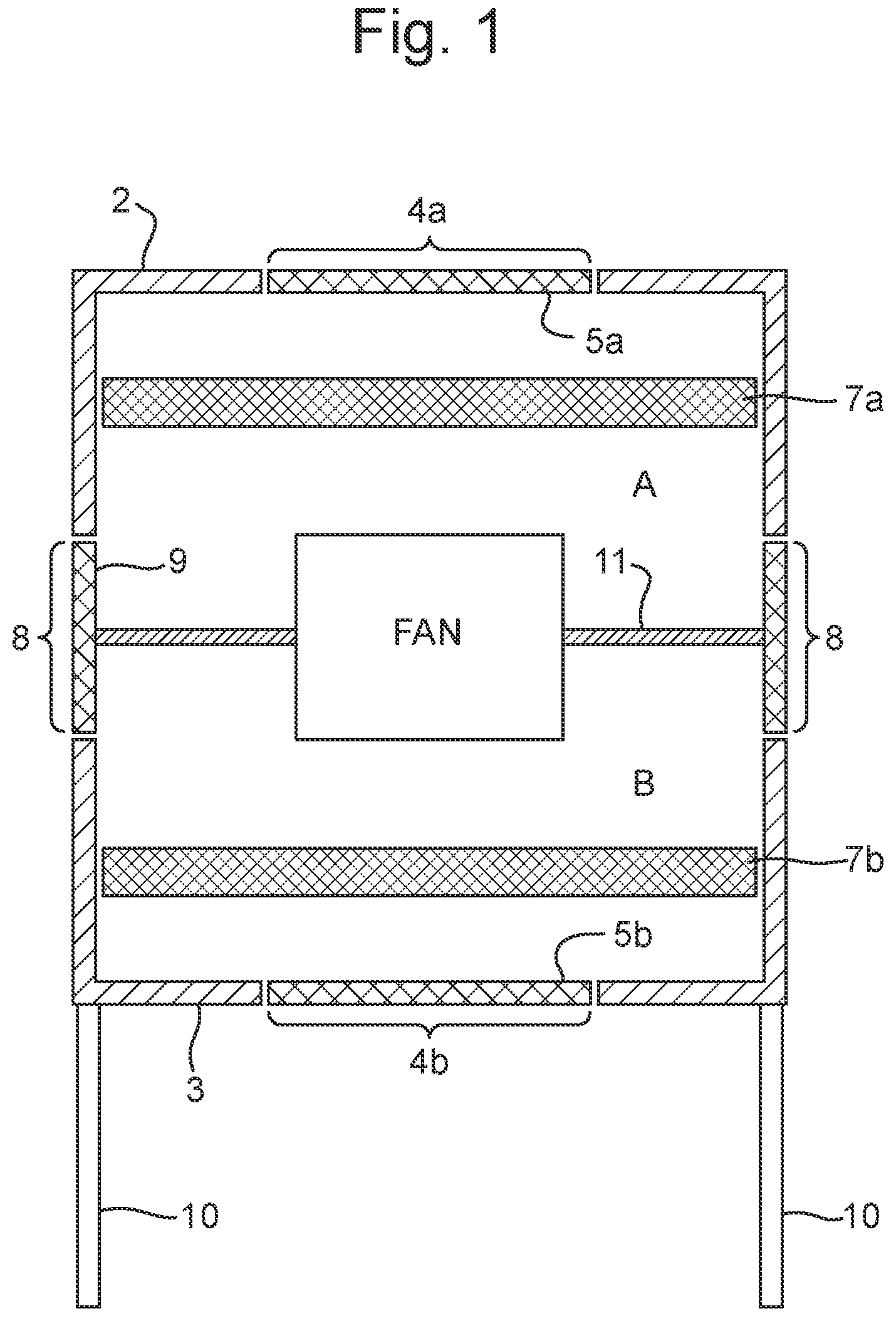 Patent US12455086 — Air purifier — Figure 1