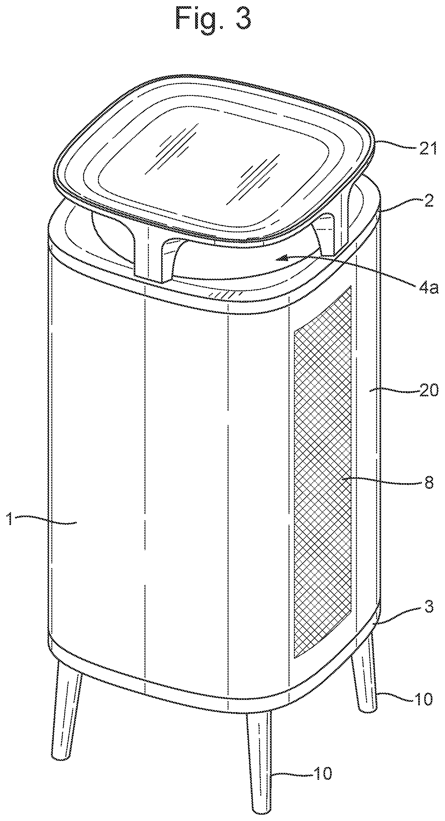 Patent US12455086 Figure 3 – Air purifier