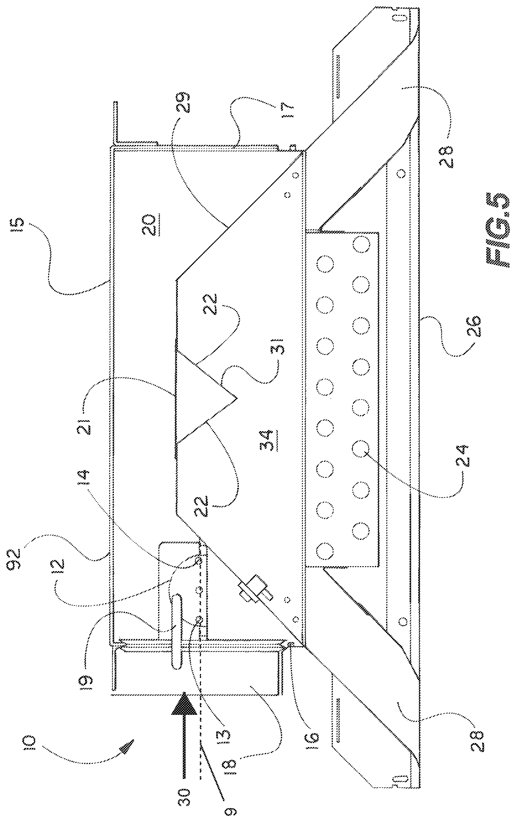 Patent US12455087 Figure 5 – Chilled beam with ion generator