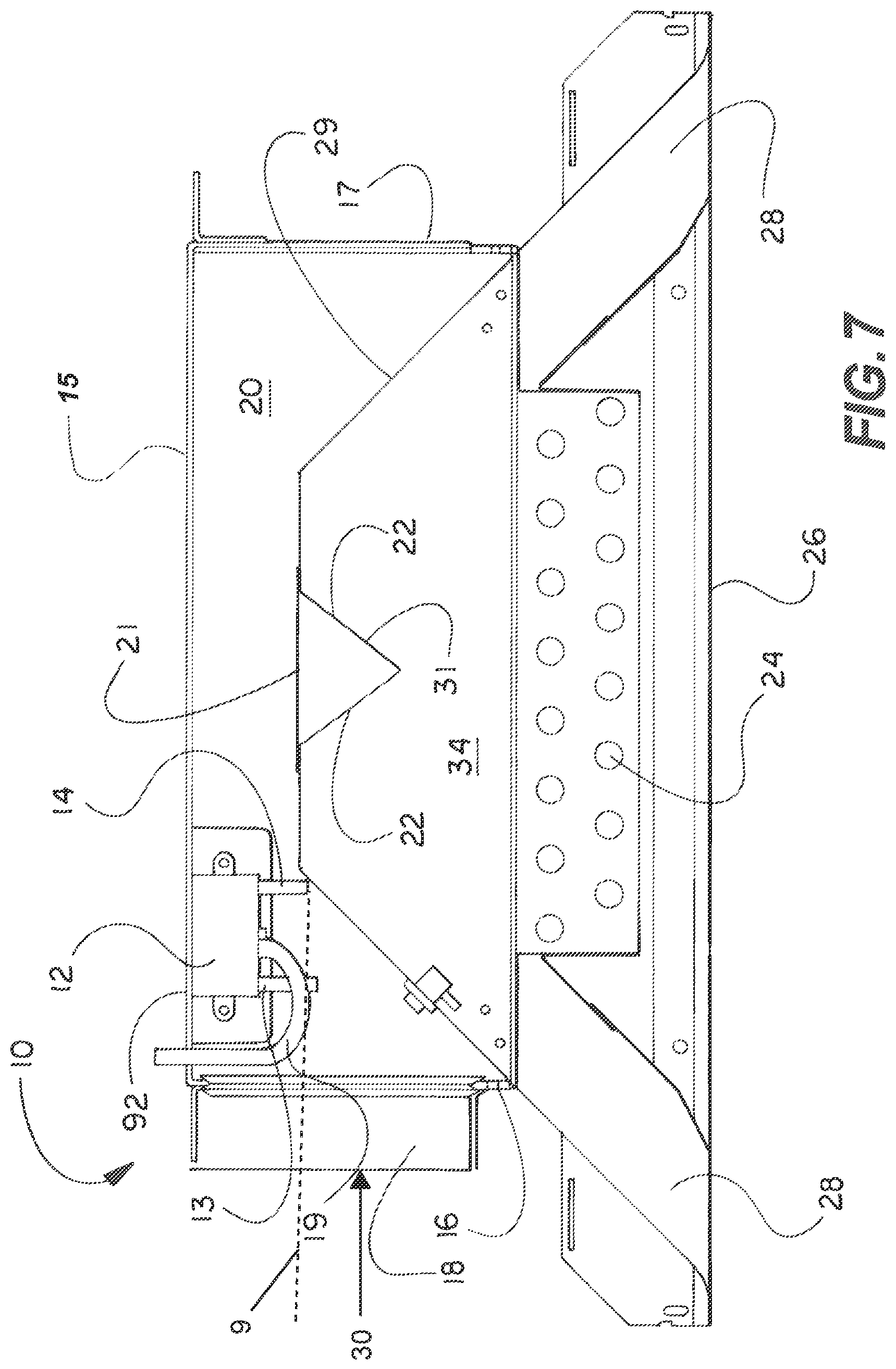 Patent US12455087 Figure 7 – Chilled beam with ion generator