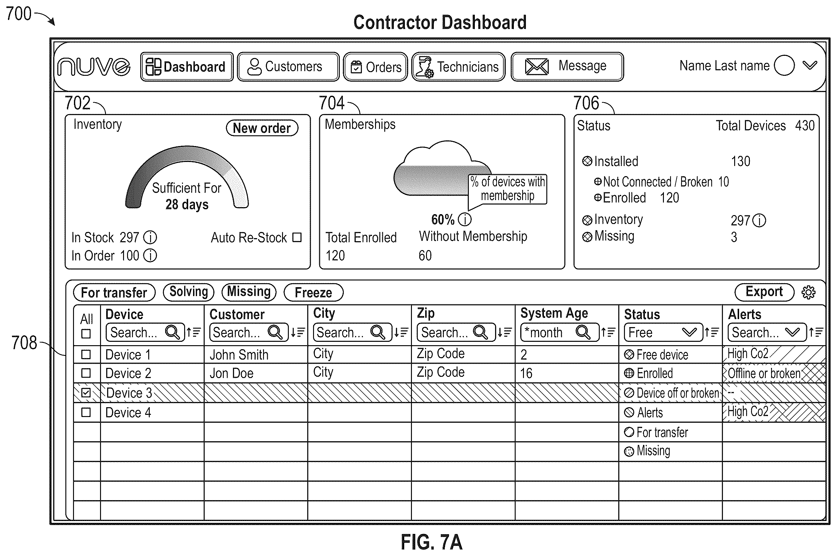 Patent US12455090 Figure 10 – HVAC management and control system