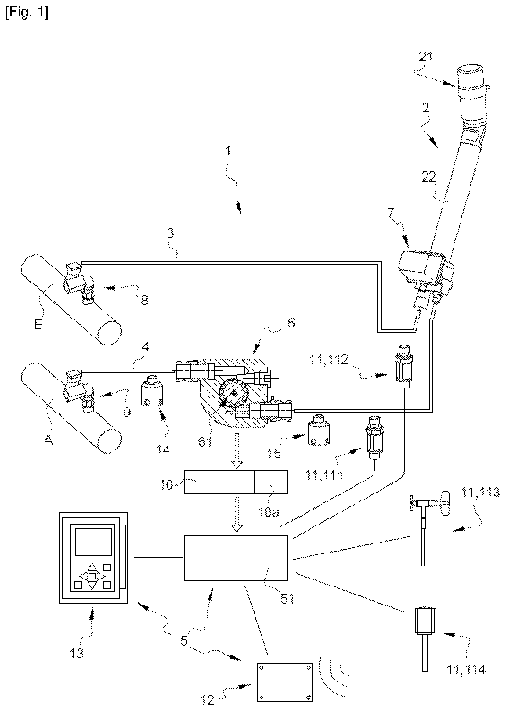 Patent US12455105 Figure 1 – Artificial snow-making facility