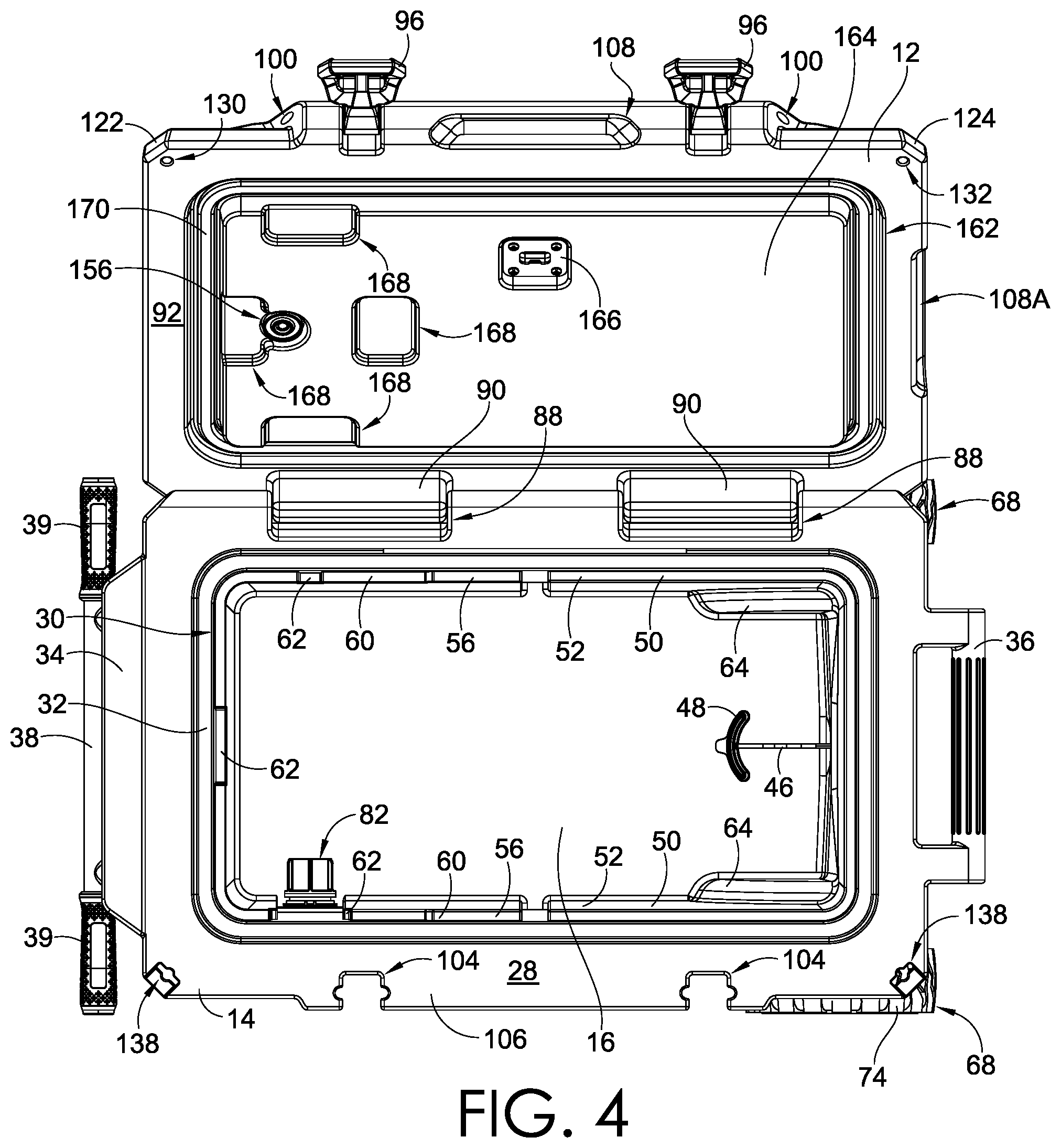 Patent US12455106 Figure 4 – Multi-function cooler