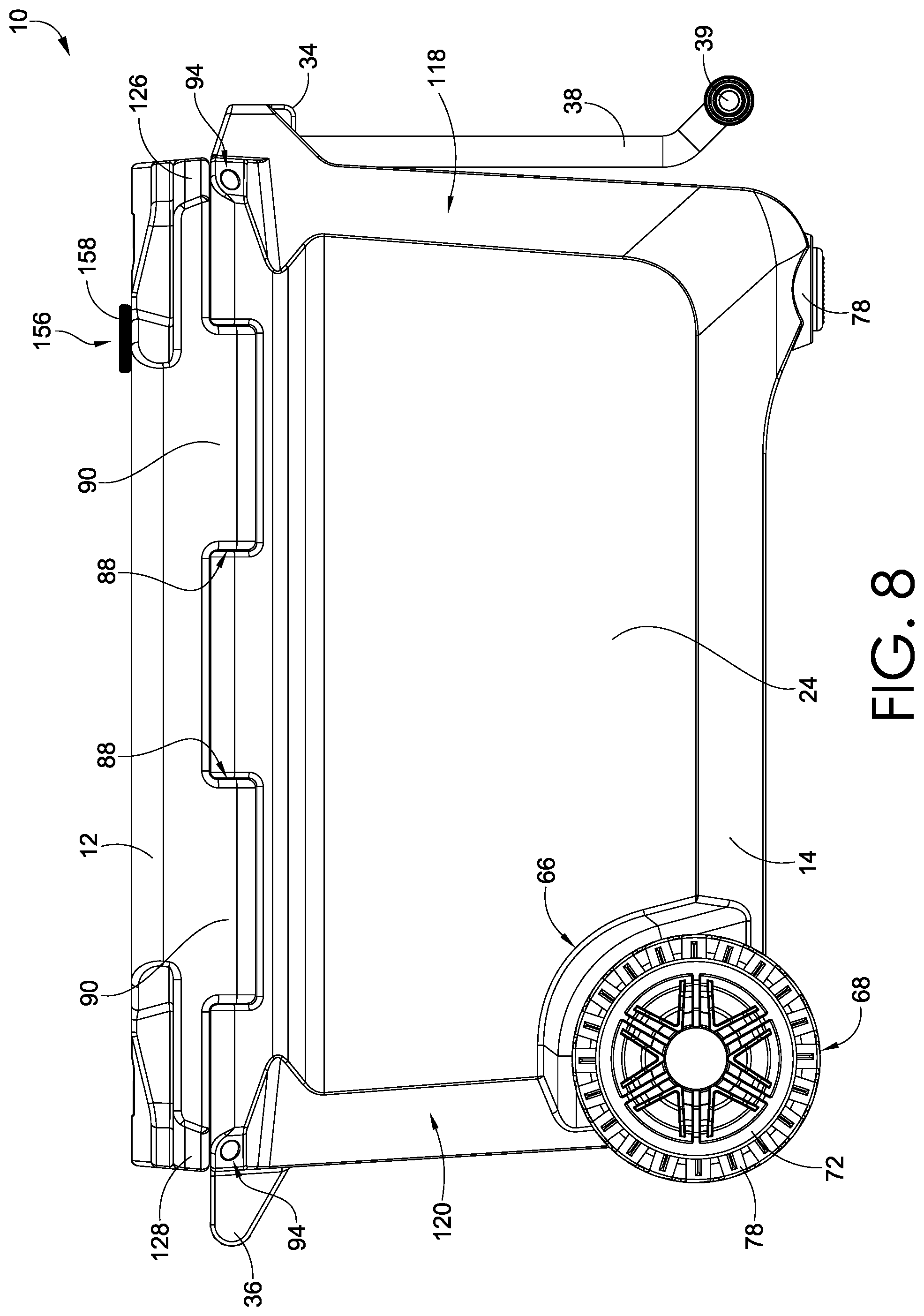 Patent US12455106 Figure 8 – Multi-function cooler