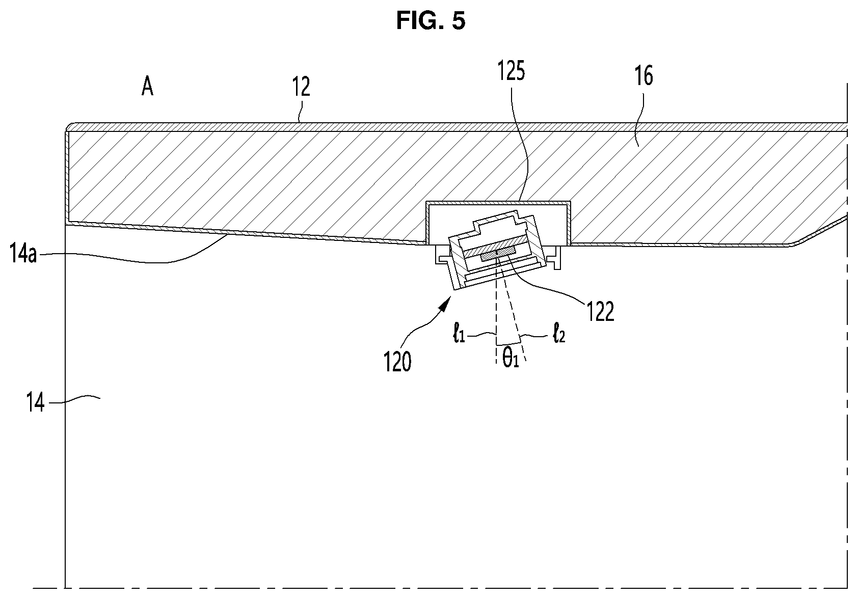 Patent US12455107 Figure 5 – Refrigerator