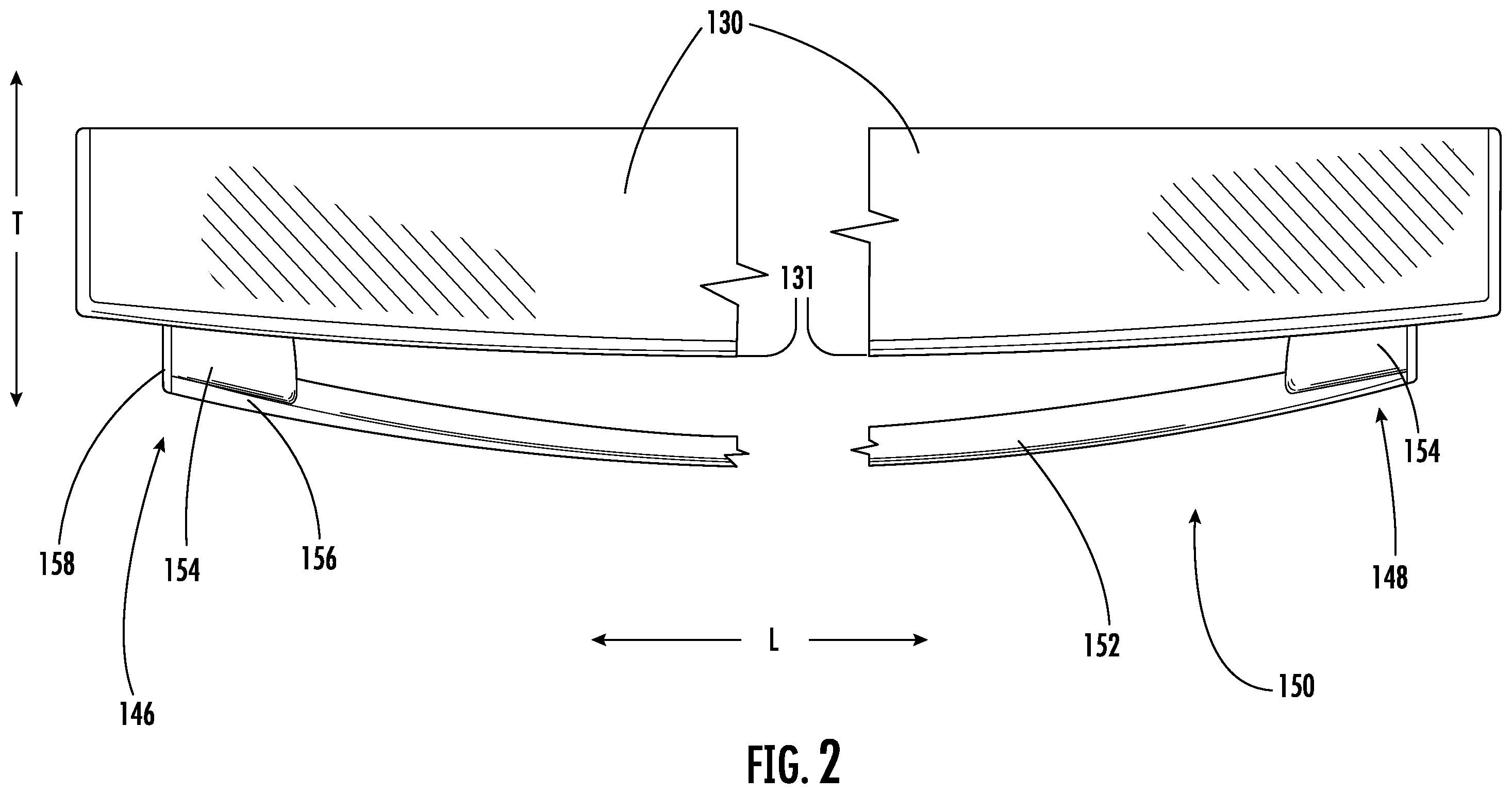 Patent US12455111 Figure 2 – Handle assembly with backup retention features