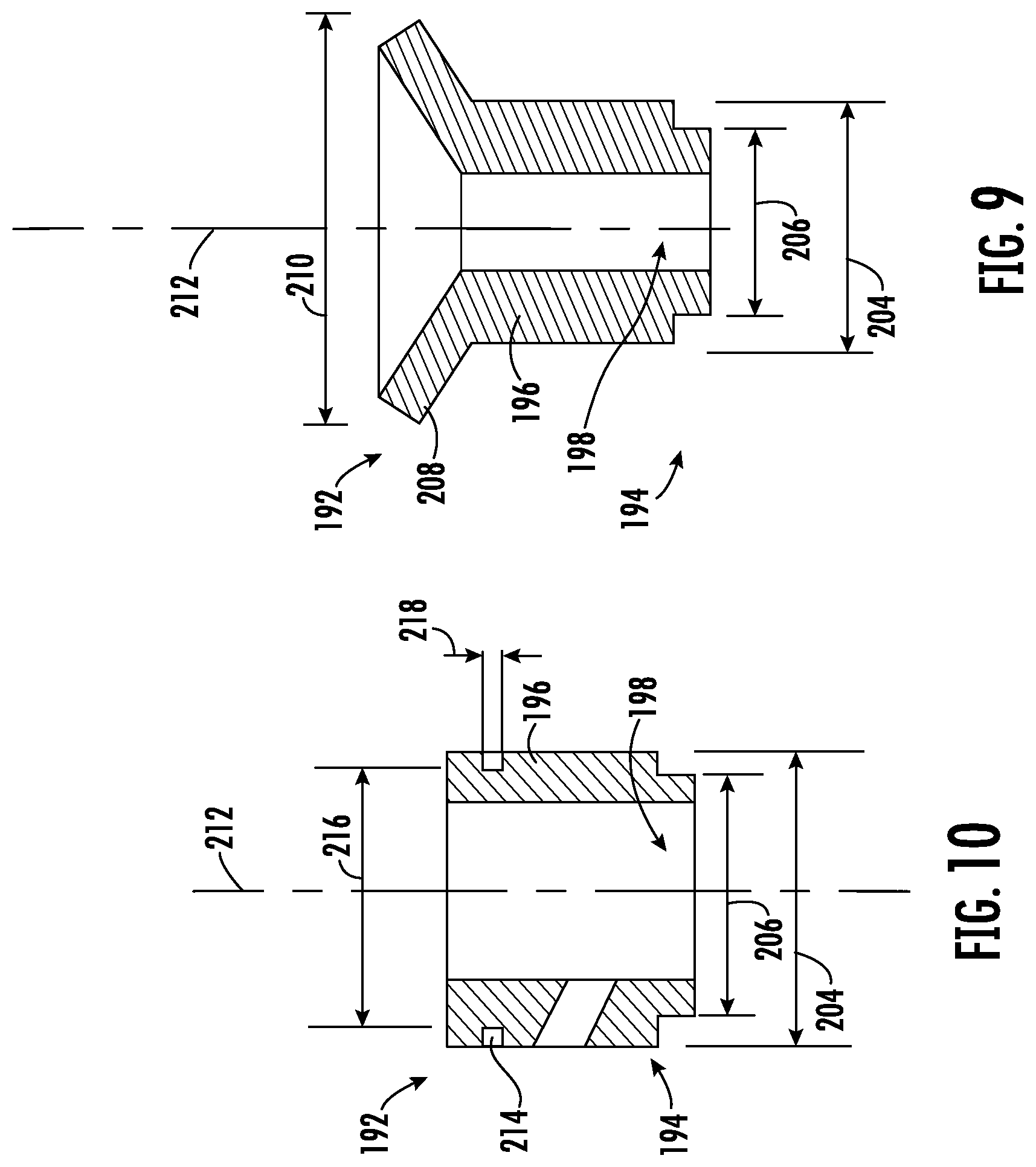 Patent US12455111 Figure 8 – Handle assembly with backup retention features